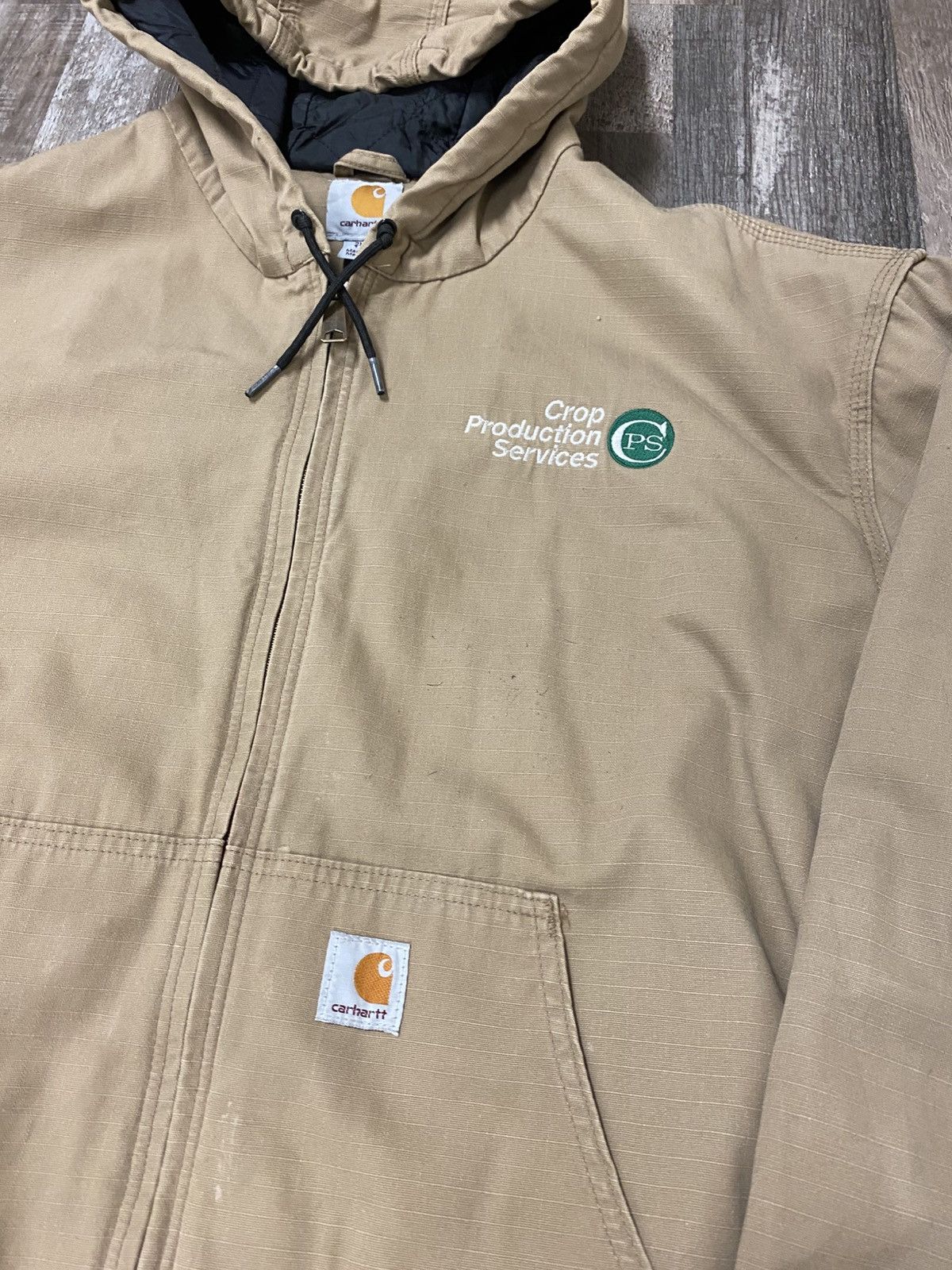 Carhartt Vintage Carhartt Zip Up Jacket Hoodie Active Detroit Y2K Size US XXL / EU 58 / 5 - 3 Thumbnail