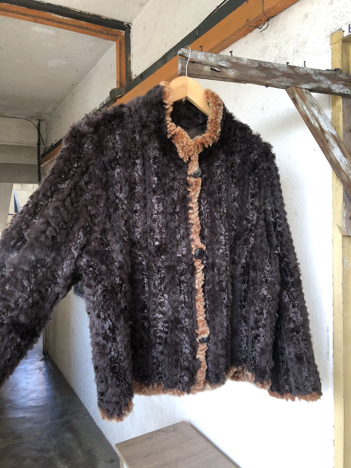 Balmain Nice🚨 Balmain Fur Spanish Rabbit Reversible Jacket Size M / US 6-8 / IT 42-44 - 7 Thumbnail