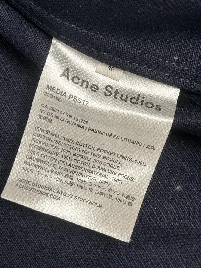 Acne Studios SS2017 Acne Studios Navy Worker Classy Jacket Size US M / EU 48-50 / 2 - 8 Thumbnail