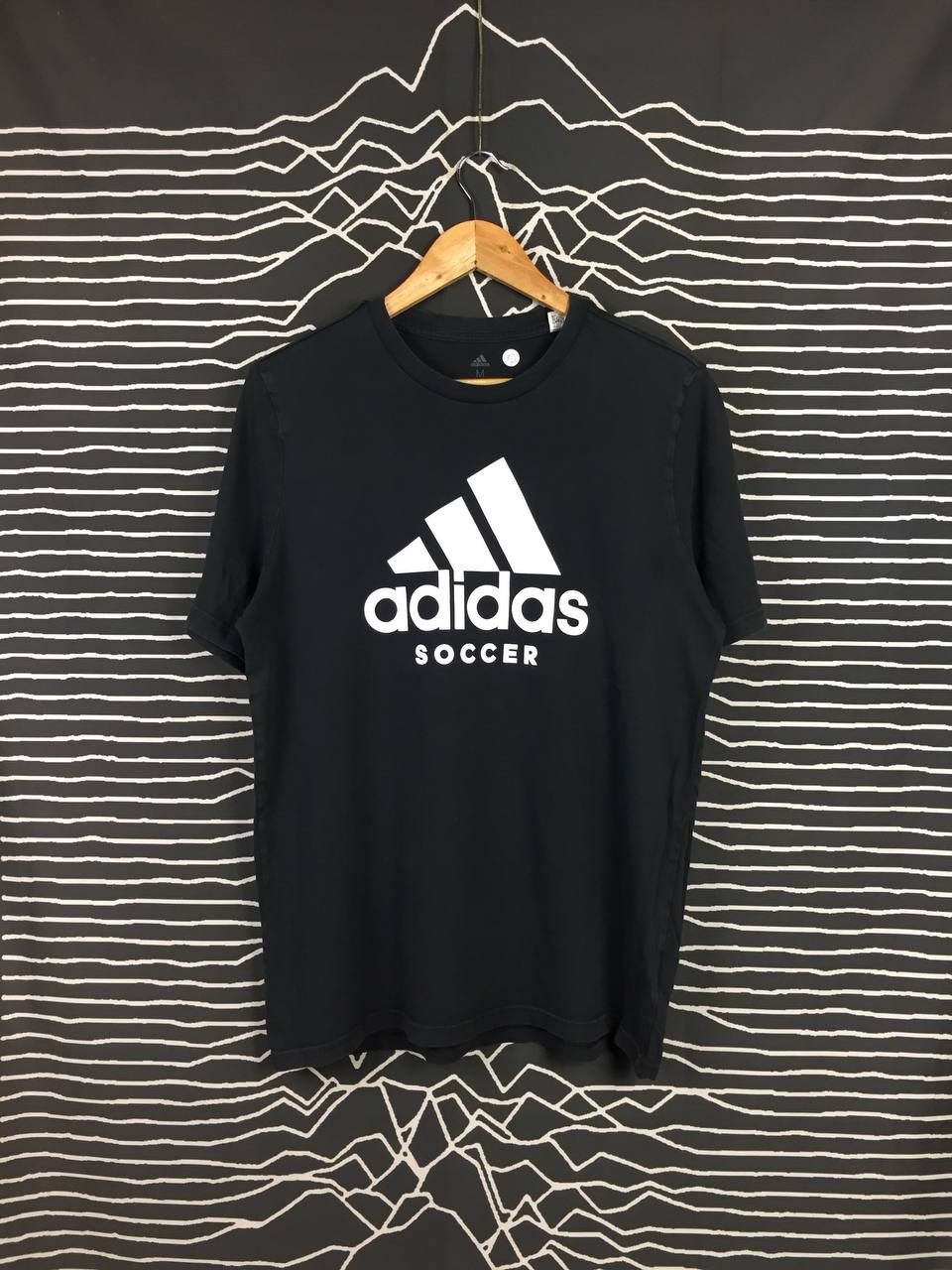 Adidas × Vintage Adidas Soccer Big Logo Sportswear Tee Size M Size US M / EU 48-50 / 2 - 1 Thumbnail