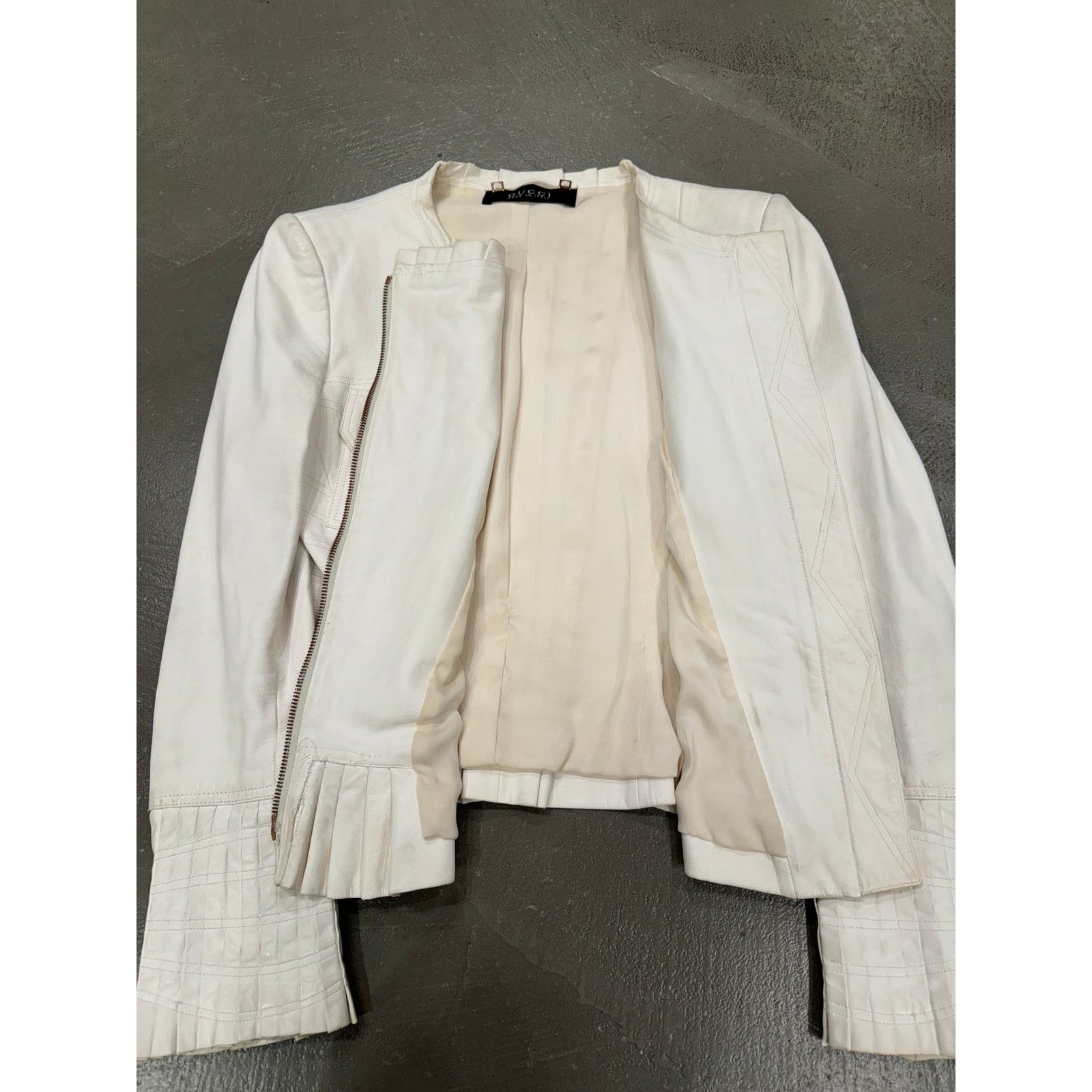 Gucci S/S 2004 Gucci by Tom Ford paneled leather jacket Size US S / EU 44-46 / 1 - 11 Thumbnail