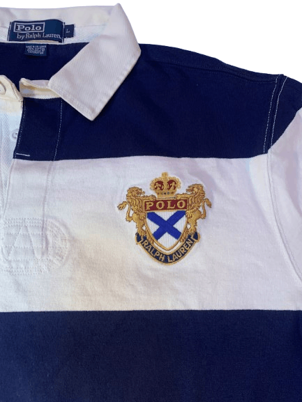 Polo Ralph Lauren Polo Ralph Lauren - Long Sleeve Rugby Polo Shirt Men's Large Size US L / EU 52-54 / 3 - 2 Thumbnail
