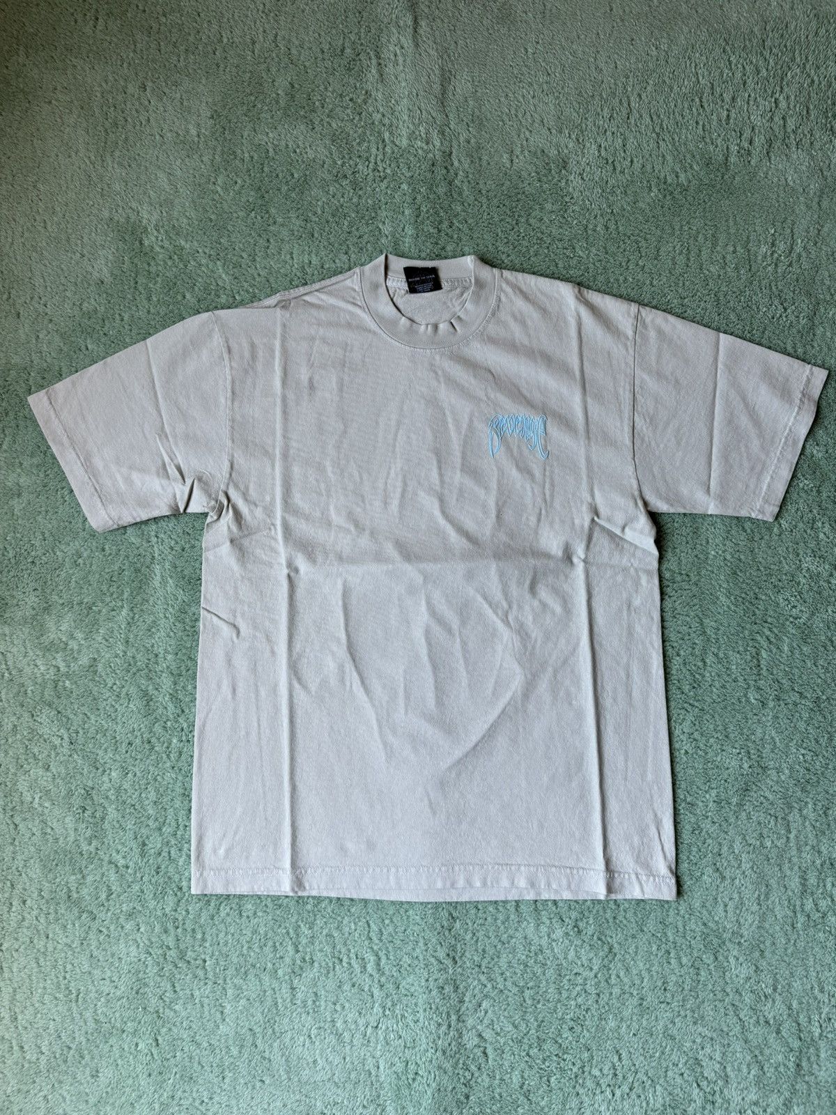 Revenge X Kill Tee Cement/Baby Blue