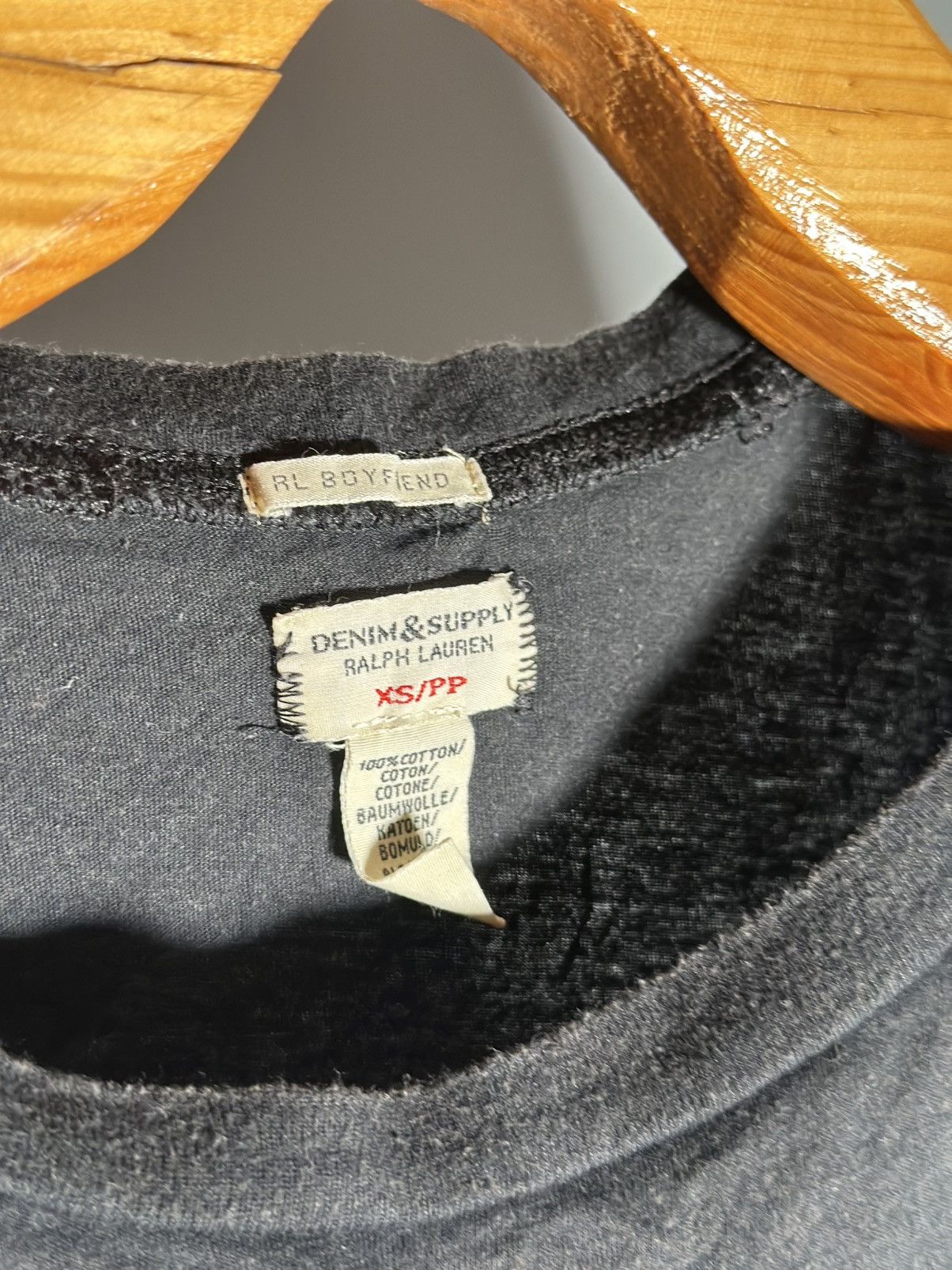 Polo Ralph Lauren Rl Boyfriend vintage t shirts black panthers🔥 Size XS / US 0-2 / IT 36-38 - 5 Thumbnail