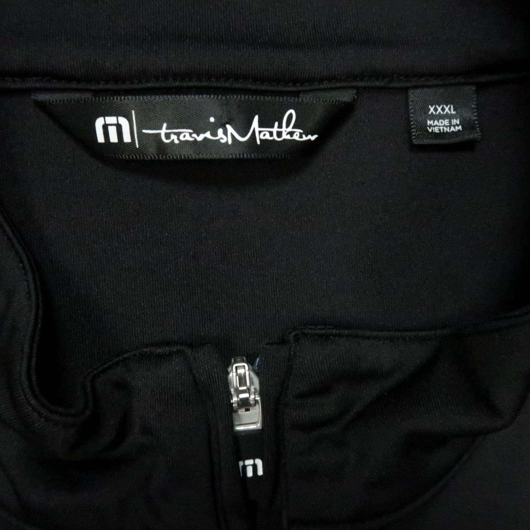 TravisMathew VINTAGE Travis Mathew Pullover Men 3XL Black Coto Performance Quarter Zip Mock Neck Golf Size US XXL / EU 58 / 5 - 2 Thumbnail