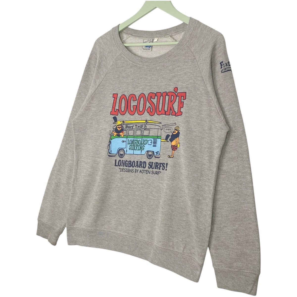 Vintage Vintage CPS Design Surf Sweatshirt Crewneck Grey Size L Size US L / EU 52-54 / 3 - 7 Thumbnail