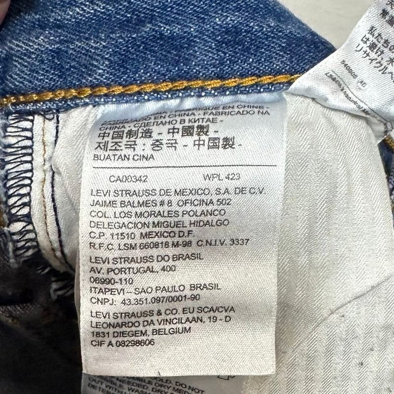 Levi's Levi's Jeans 26 White Oak Cone Medium Wash Pink Dyed Skinny Size 26" / US 2 / IT 38 - 11 Thumbnail