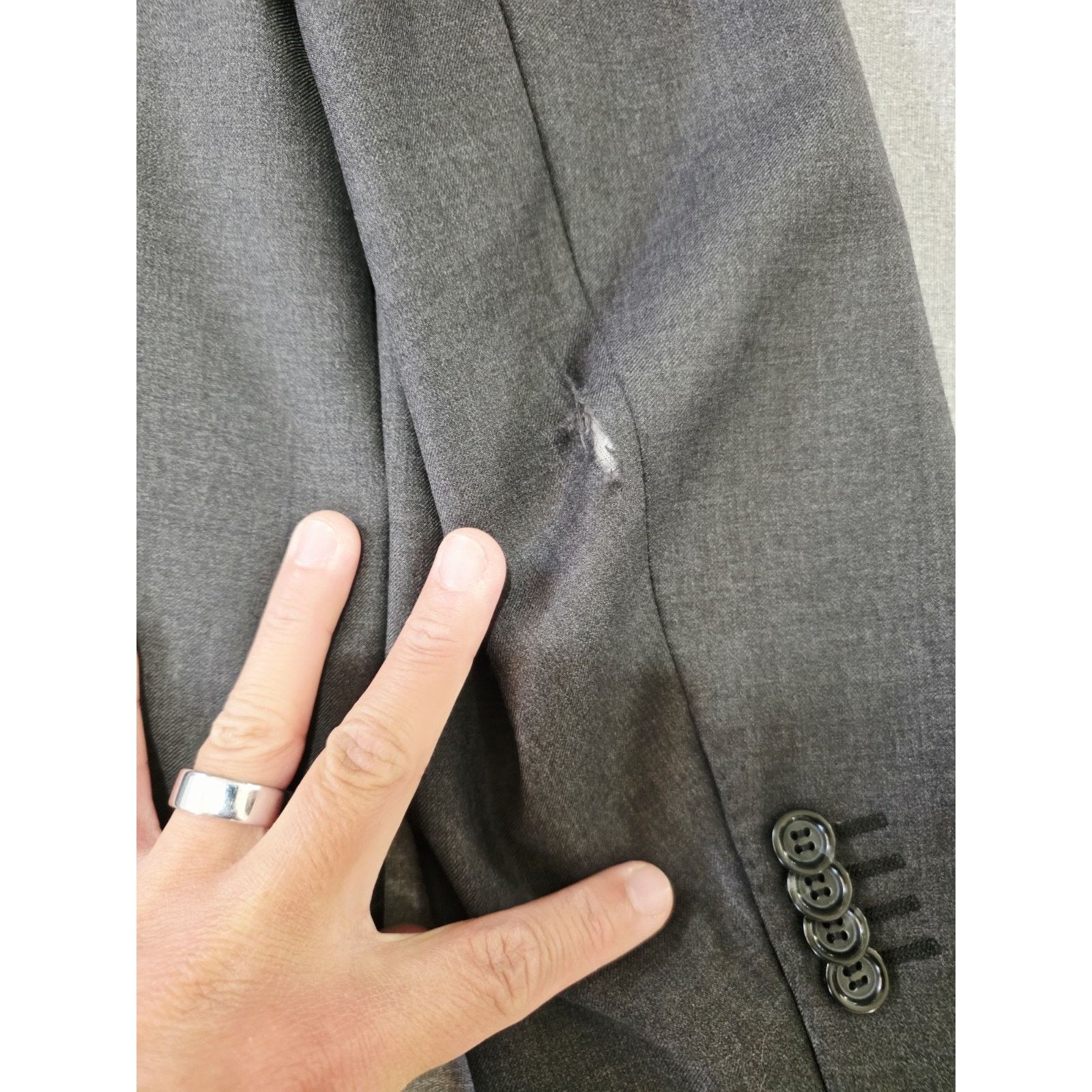 Ermenegildo Zegna Ermenegildo Zegna Men Gray Sport Coat SOFT Wool Blazer 44 R Size US L / EU 52-54 / 3 - 8 Thumbnail