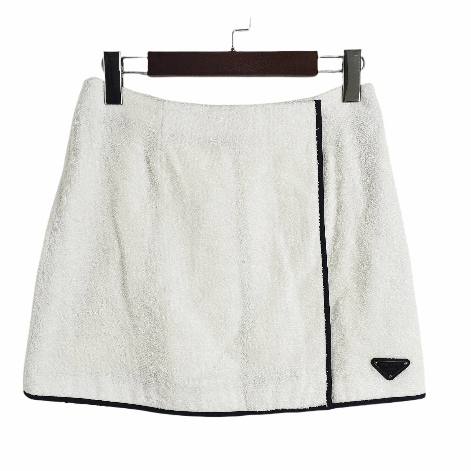 Prada Prada Terry Cloth Mini Skirt Size 40 Size 27" / US 4 / IT 40 - 1 Thumbnail