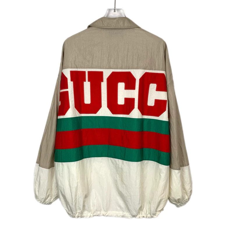 Gucci Gucci Color-blocking Logo letter zipper jacket 2501-Nextarr Size US XS / EU 42 / 0 - 2 Thumbnail