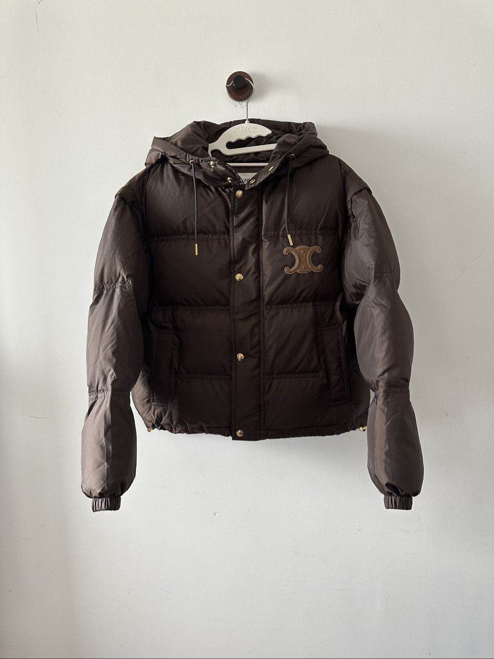 Celine Celine Triomphe Logo Down Jacket Size 34 Size XS / US 0-2 / IT 36-38 - 1 Thumbnail