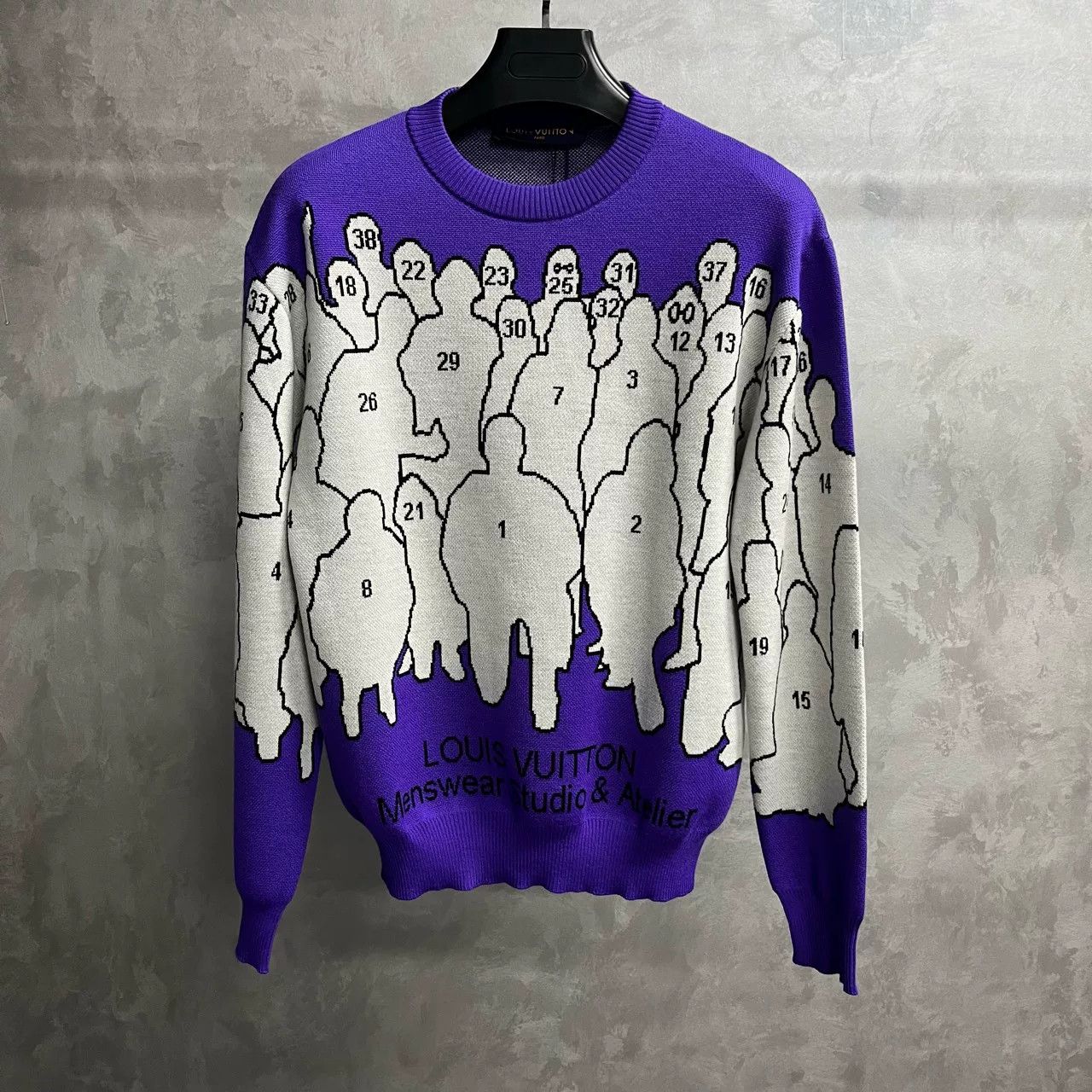 Louis Vuitton Louis Vuitton Retro Purple Sweater M Men Size US M / EU 48-50 / 2 - 1 Thumbnail