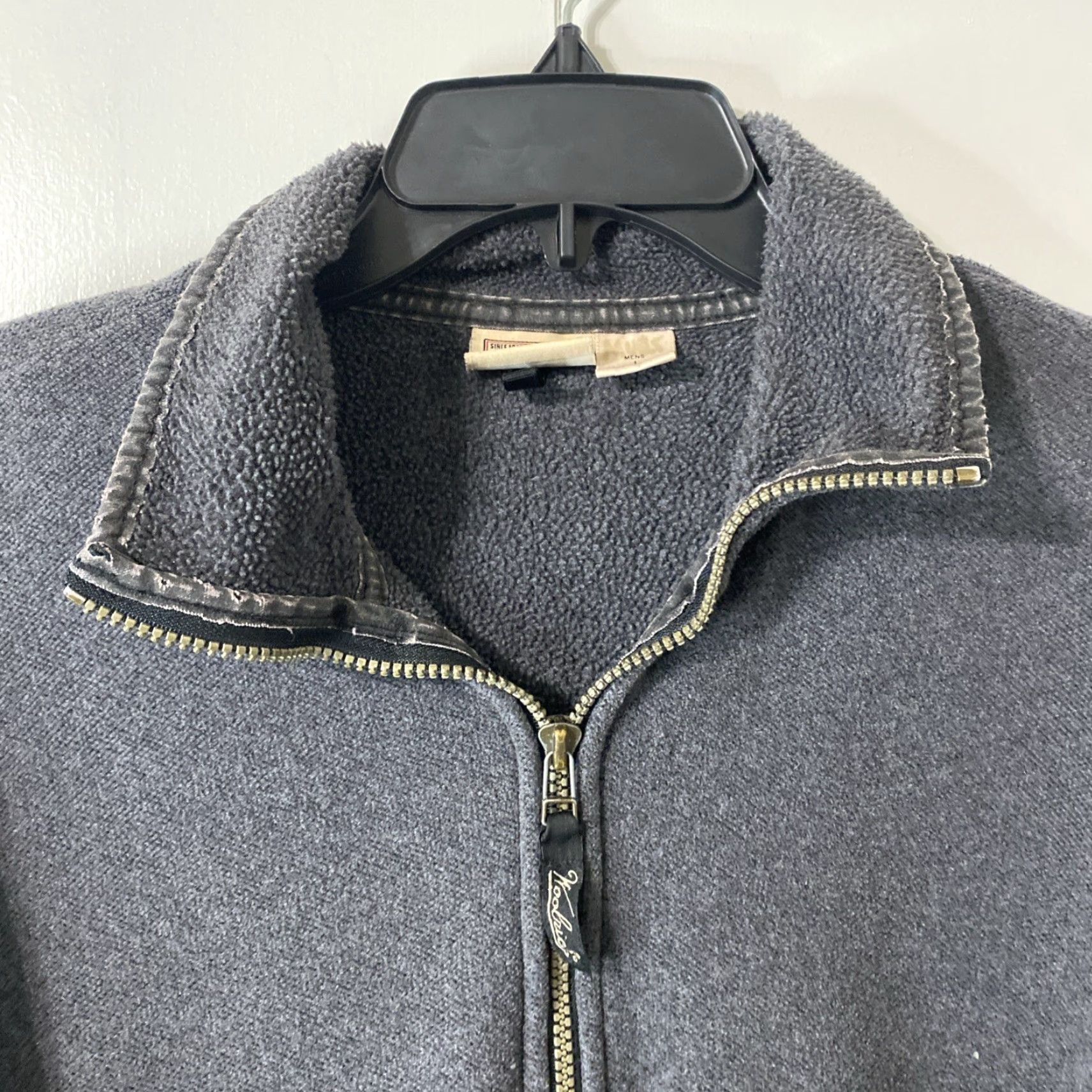Vintage Woolrich Jacket Mens Large Half Zip Black Polyester Fleece Outdoor 1/2 Zip Insulated Stand-Up Collar Casual Winter Size US L / EU 52-54 / 3 - 4 Thumbnail