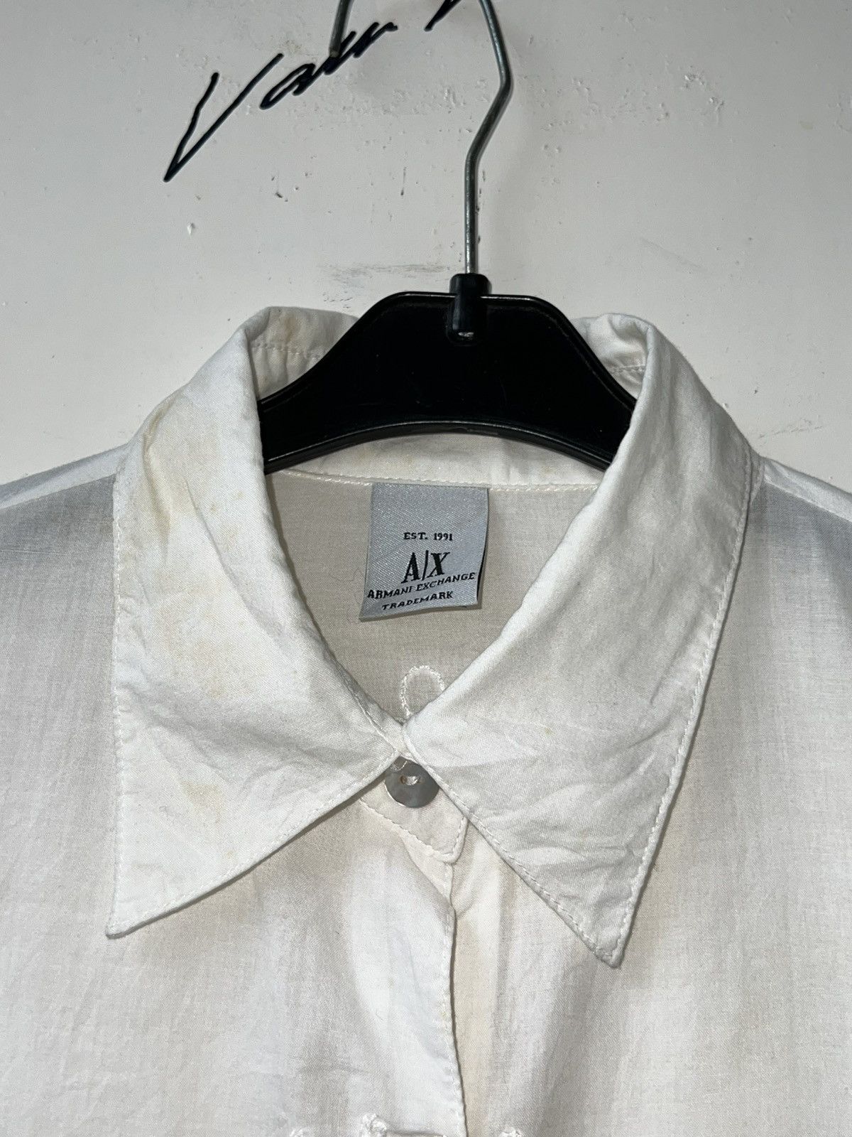 Armani Exchange Armani Exchange Trademark White Shirt Size US XS / EU 42 / 0 - 13 Thumbnail
