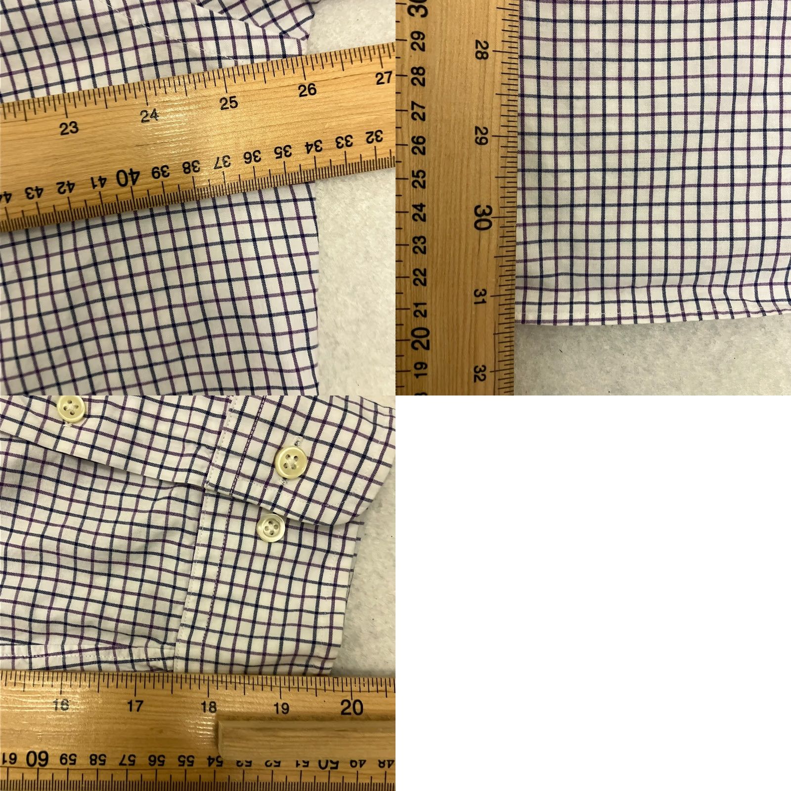 Ralph Lauren Ralph Lauren Shirt Mens XL Cotton Button Down Long Sleeve Blue White Check Size US XL / EU 56 / 4 - 8 Thumbnail