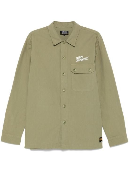 Barbour BARBOUR Men Long Tops MOS0431 OL11 Green Size US L / EU 52-54 / 3 - 1 Thumbnail