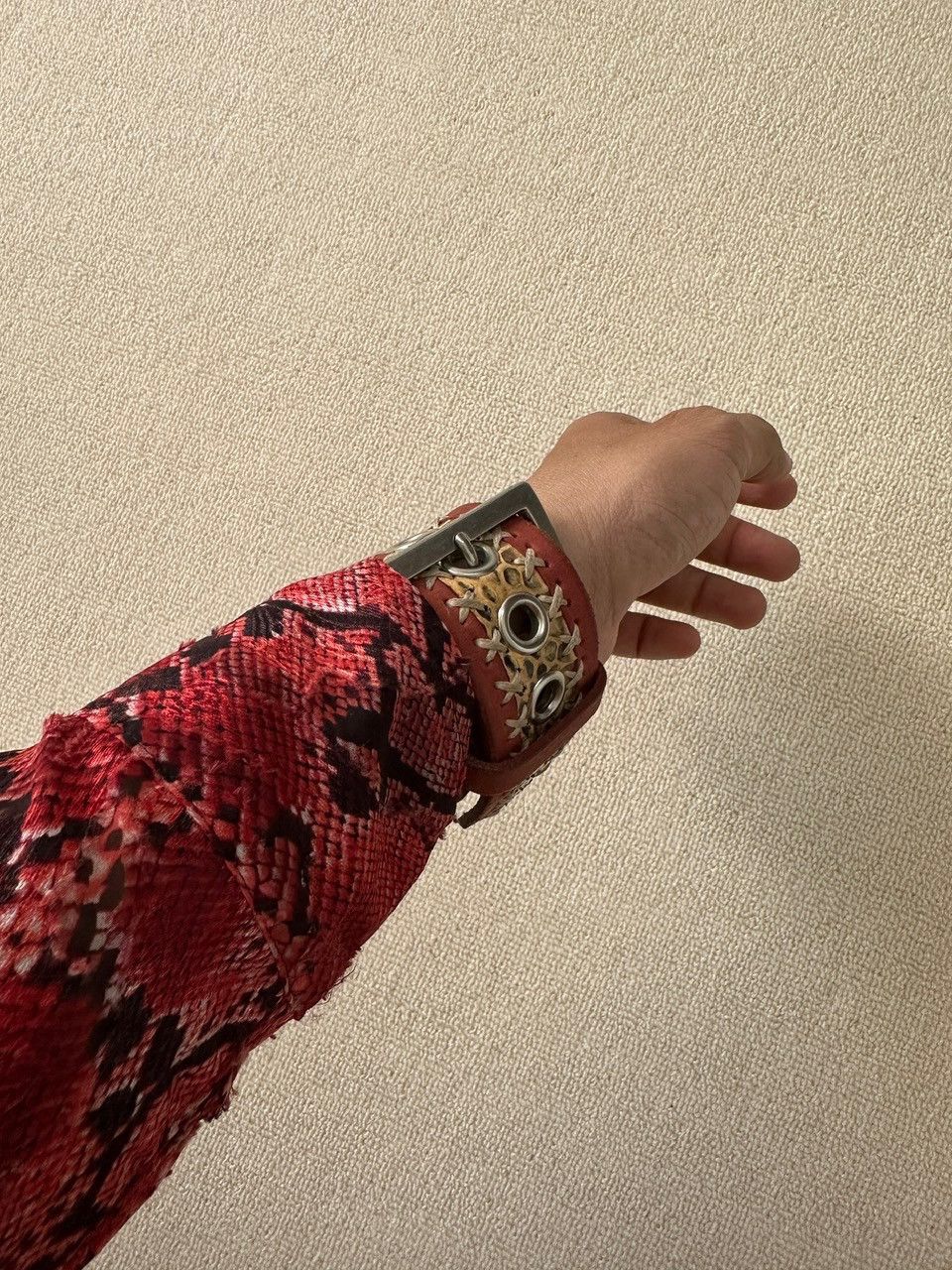 Japanese Brand × Tornado Mart 2000s Tornado Mart Snake Skin Bracelet Size ONE SIZE - 8 Thumbnail