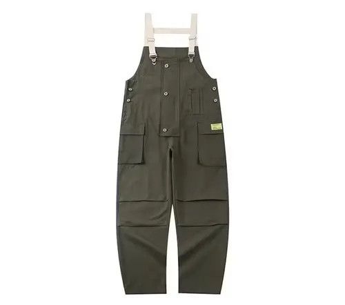 Japanese Brand 21SS Indigo Union Japan Military Green Worker Overalls Size US 32 / EU 48 - 4 Thumbnail
