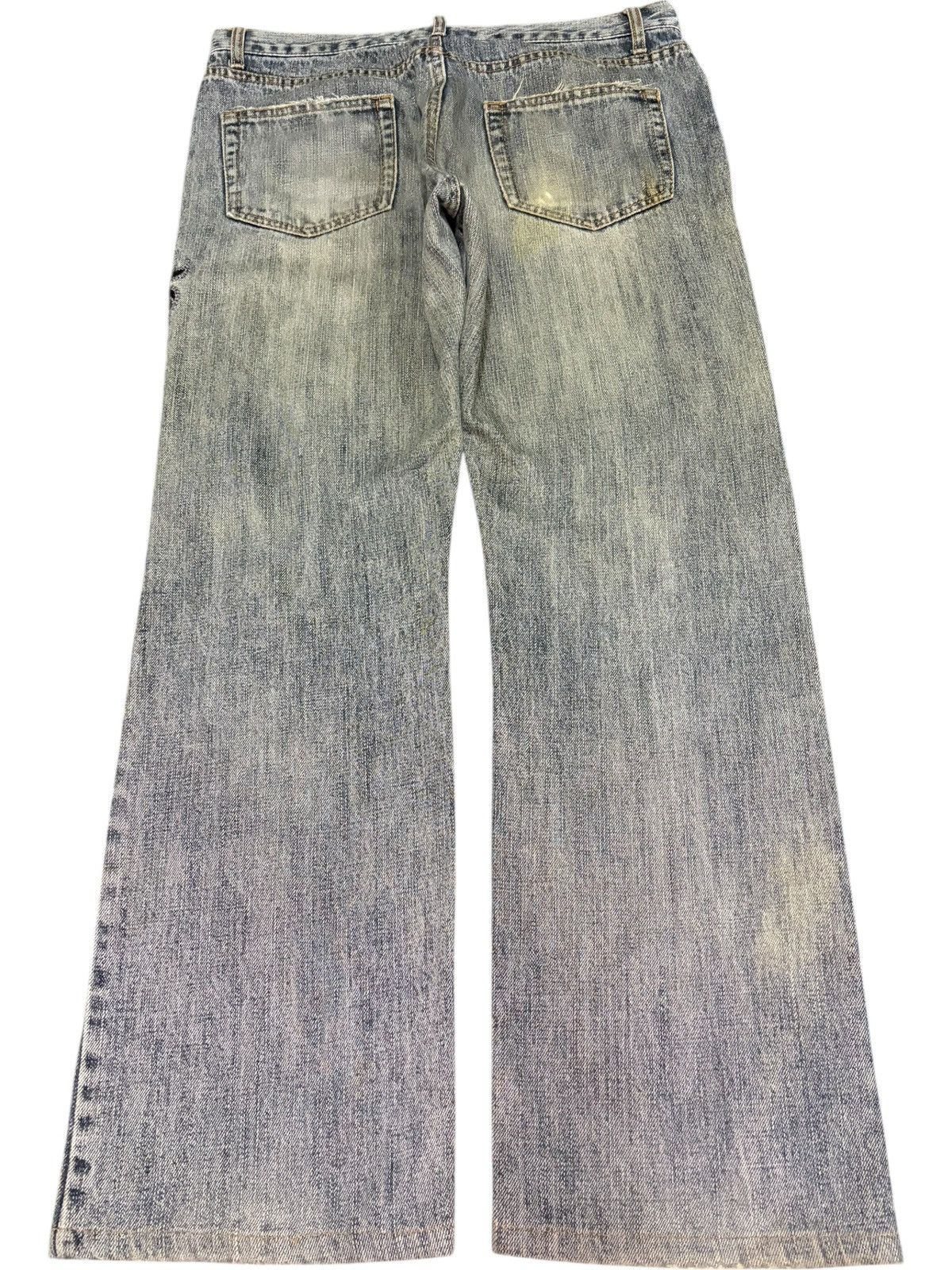 Ksubi Vintage Japanese Brand Embroidered Distressed Jeans Size 32" / US 10 / IT 46 - 2 Thumbnail