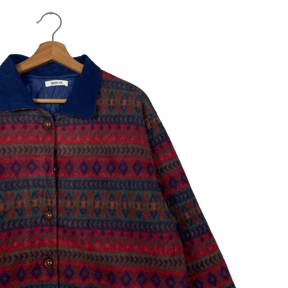 Japanese Brand Japanese Brand Trotter 245 Multicolor Abstract Jacket Size US L / EU 52-54 / 3 - 5 Thumbnail
