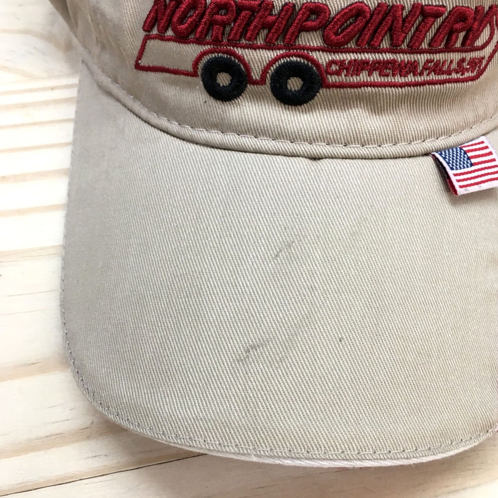 Logo 7 North Pont RV Visor Cap Hat Mens One Size Beige Adjustable Embroidered Logo Size ONE SIZE - 3 Thumbnail