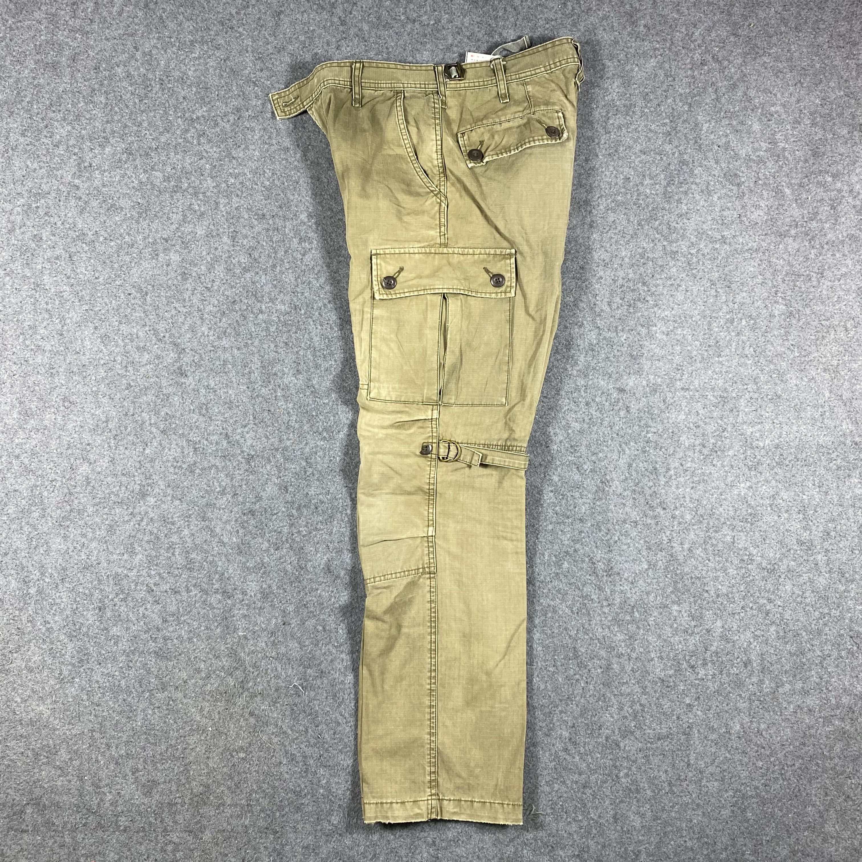 Japanese Brand Disciple Motocyclist Multipocket Tactical Cargo Pants Size US 30 / EU 46 - 12 Thumbnail