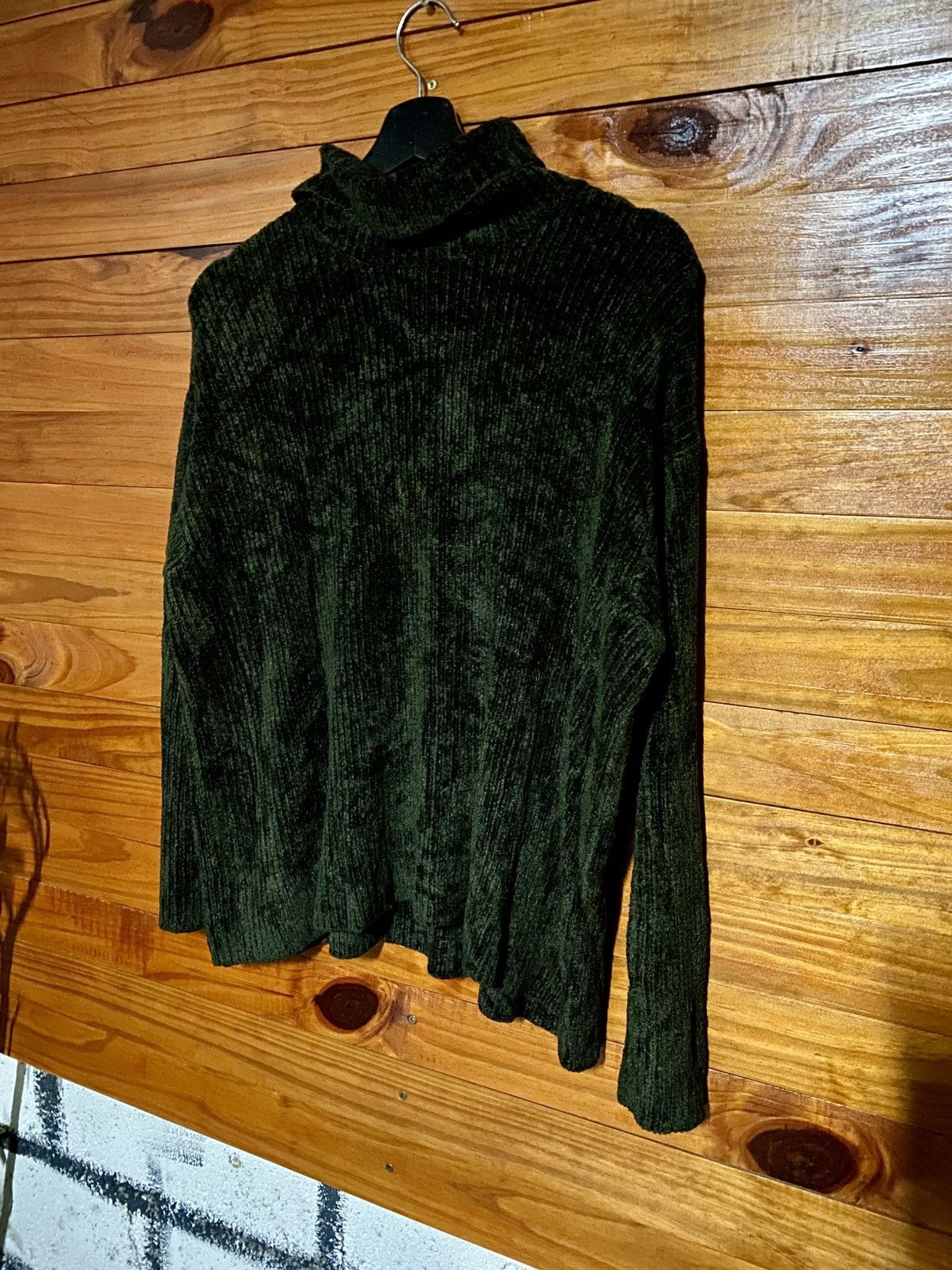 DKNY Vintage DKNY Classic Petite Chenille Sweater | Emerald Green Size S / US 4 / IT 40 - 4 Thumbnail