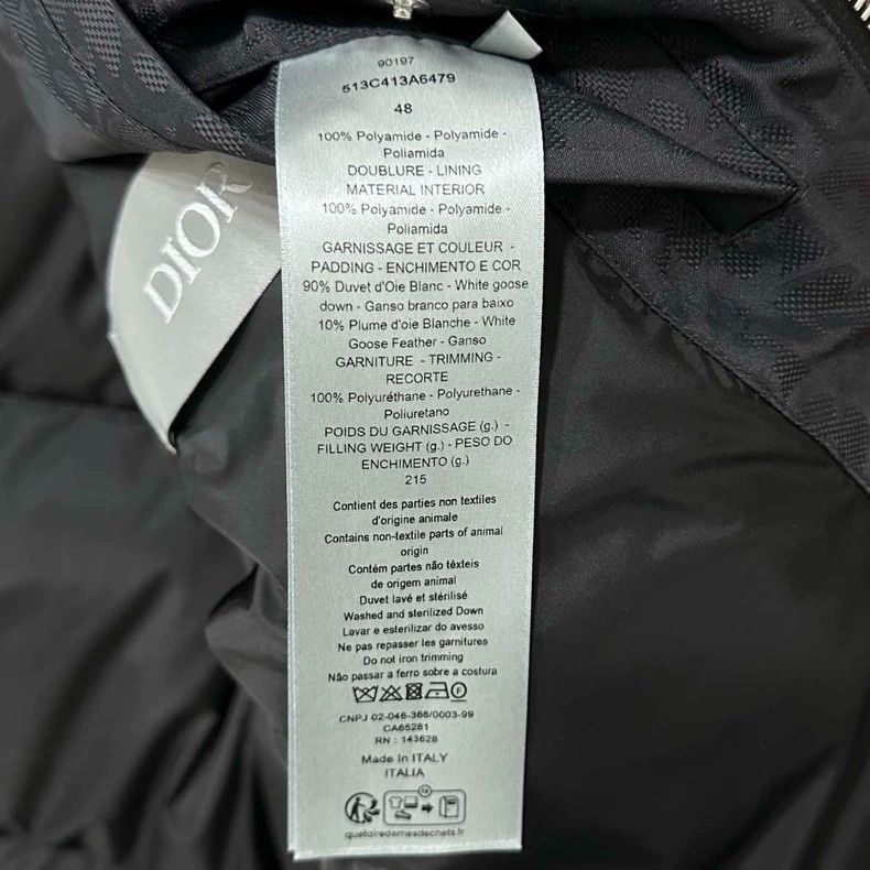 Dior Dior Dark Patterned Down Jacket-2505 Size XL / US 12-14 / IT 48-50 - 7 Thumbnail