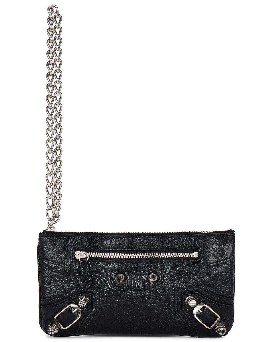 Balenciaga o1bcso1str0924 Size: OS / Le Cagole Phone Pouch in Black Size ONE SIZE - 4 Thumbnail