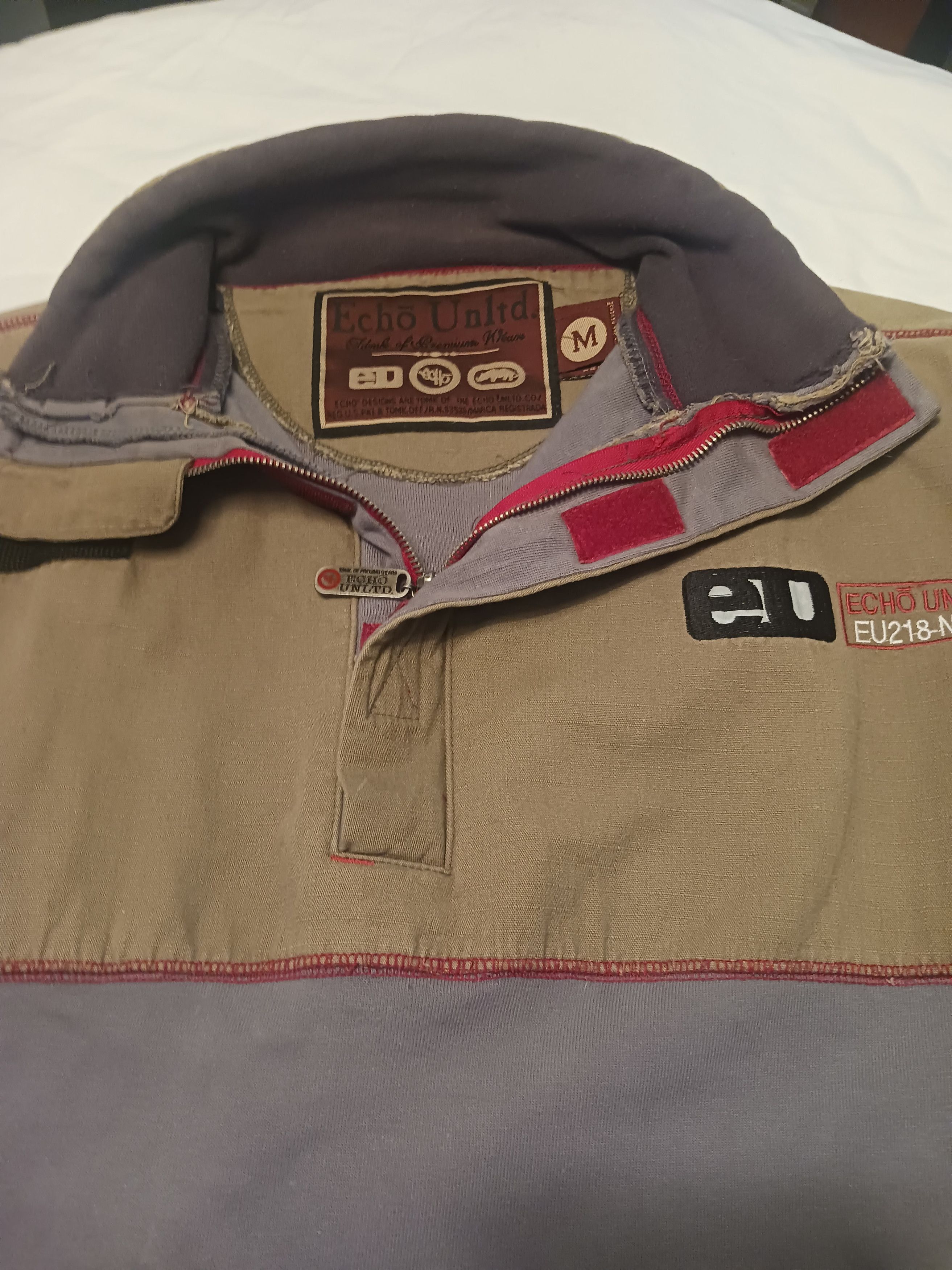 Ecko Unltd. ECHO UNLTD Oversized MILITARY KNIT SWEATER 90s Unlimited Size US M / EU 48-50 / 2 - 6 Thumbnail