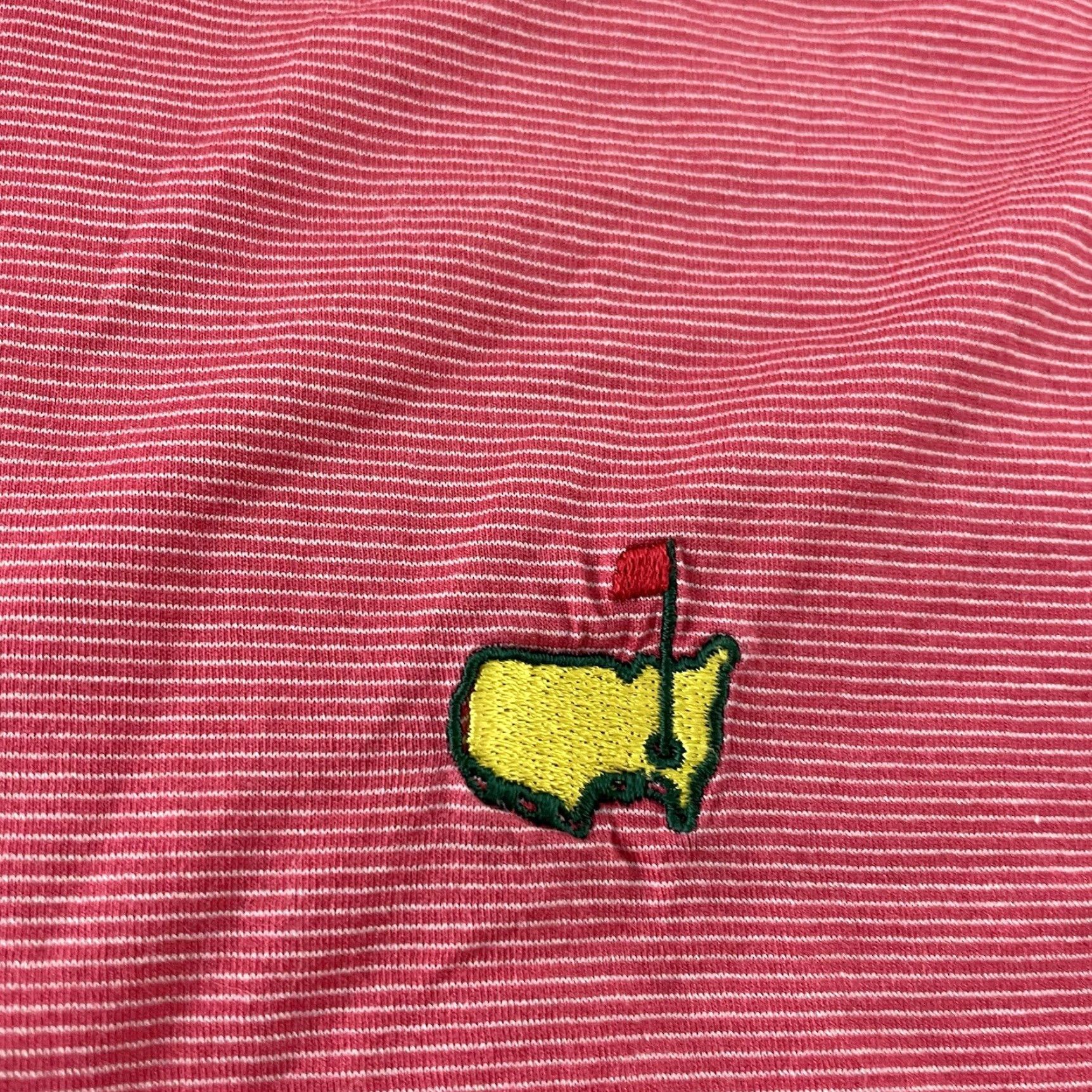 Vintage Master's Clubhouse Collection Striped Short Sleeve Golf Polo Shirt Men's XL Pink Size US XL / EU 56 / 4 - 3 Thumbnail