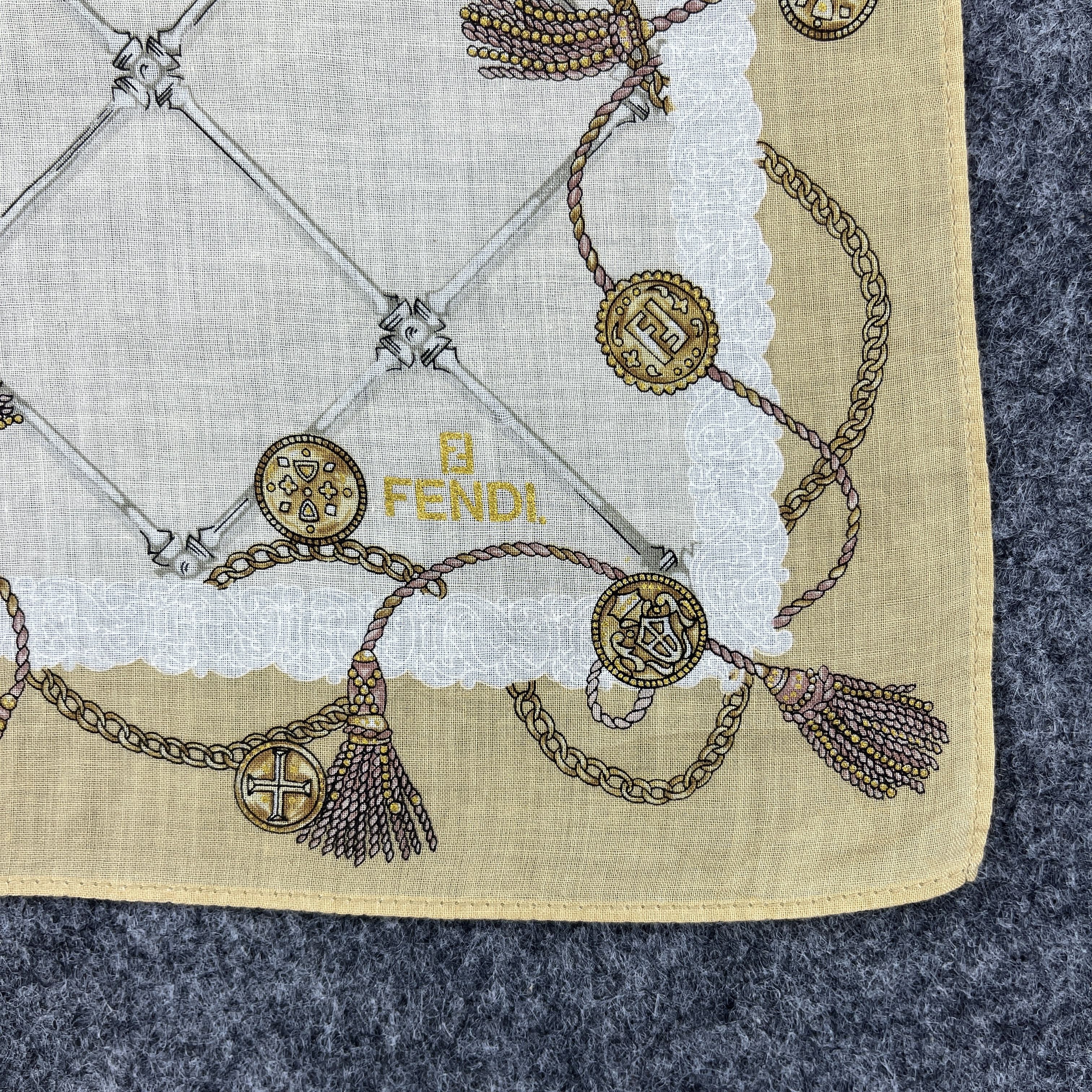 Vintage Vintage Fendi Handkerchief / Bandana / Neckerchief B814 Size ONE SIZE - 3 Thumbnail