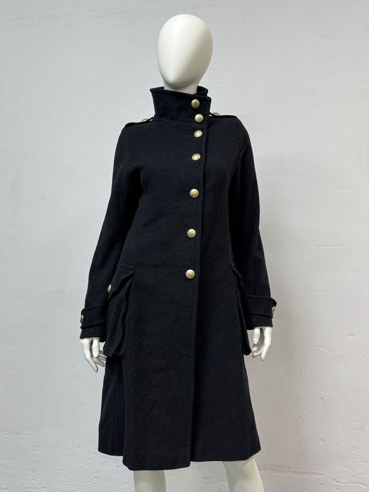 Vintage Vintage y2k Wool Coat Size M / US 6-8 / IT 42-44 - 2 Thumbnail