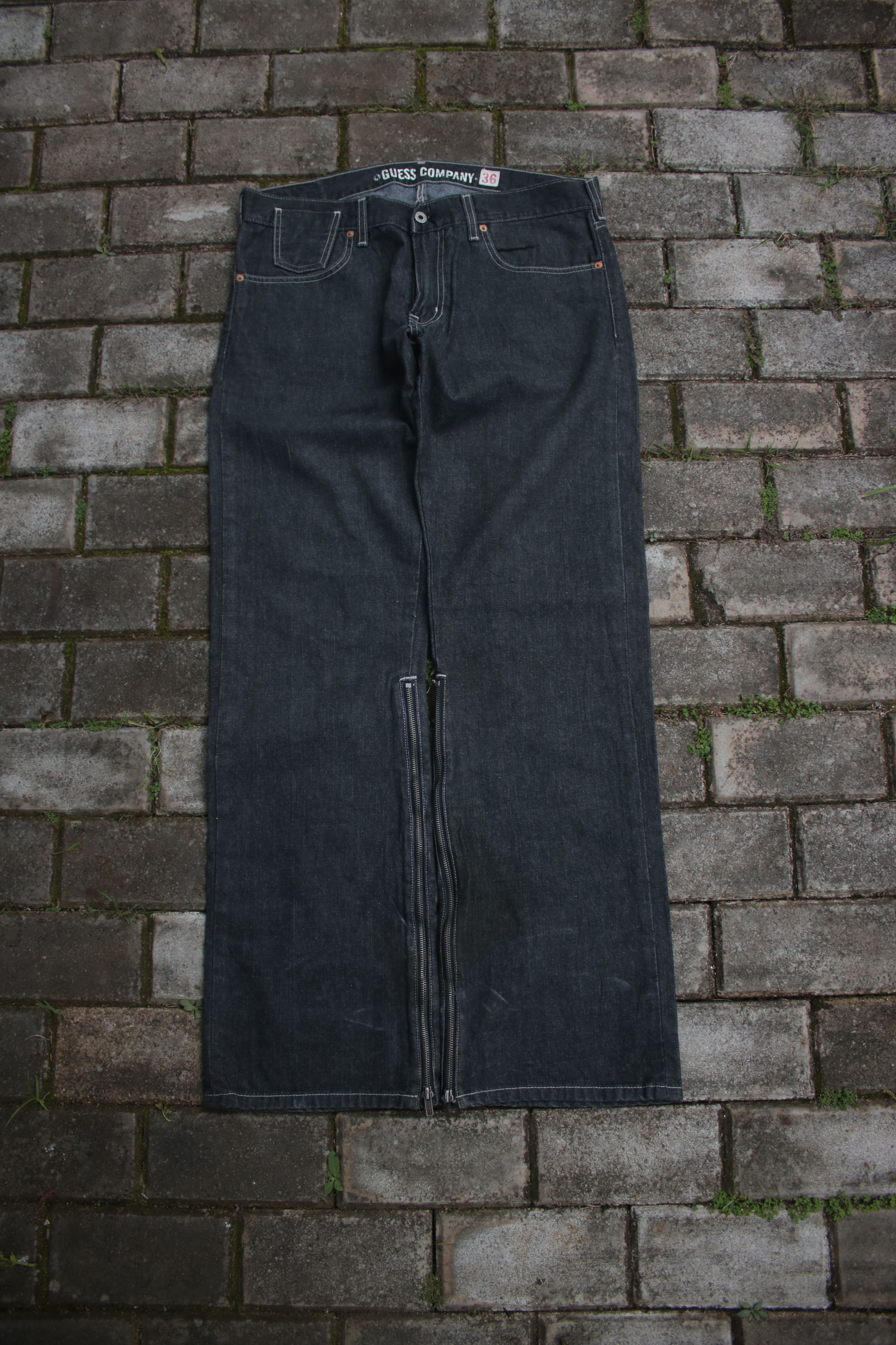 Guess Vintage Guess Jeans Baggy Black indigo 90s Size US 34 / EU 50 - 2 Thumbnail
