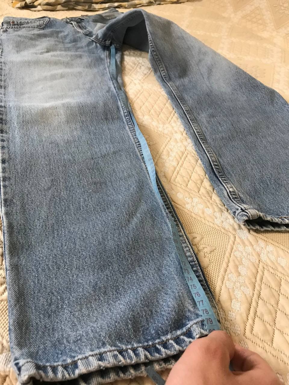 Levi's 🔥 Vintage Levis 550 31x32 Denim Washed Pants Jeans Size US 32 / EU 48 - 12 Thumbnail