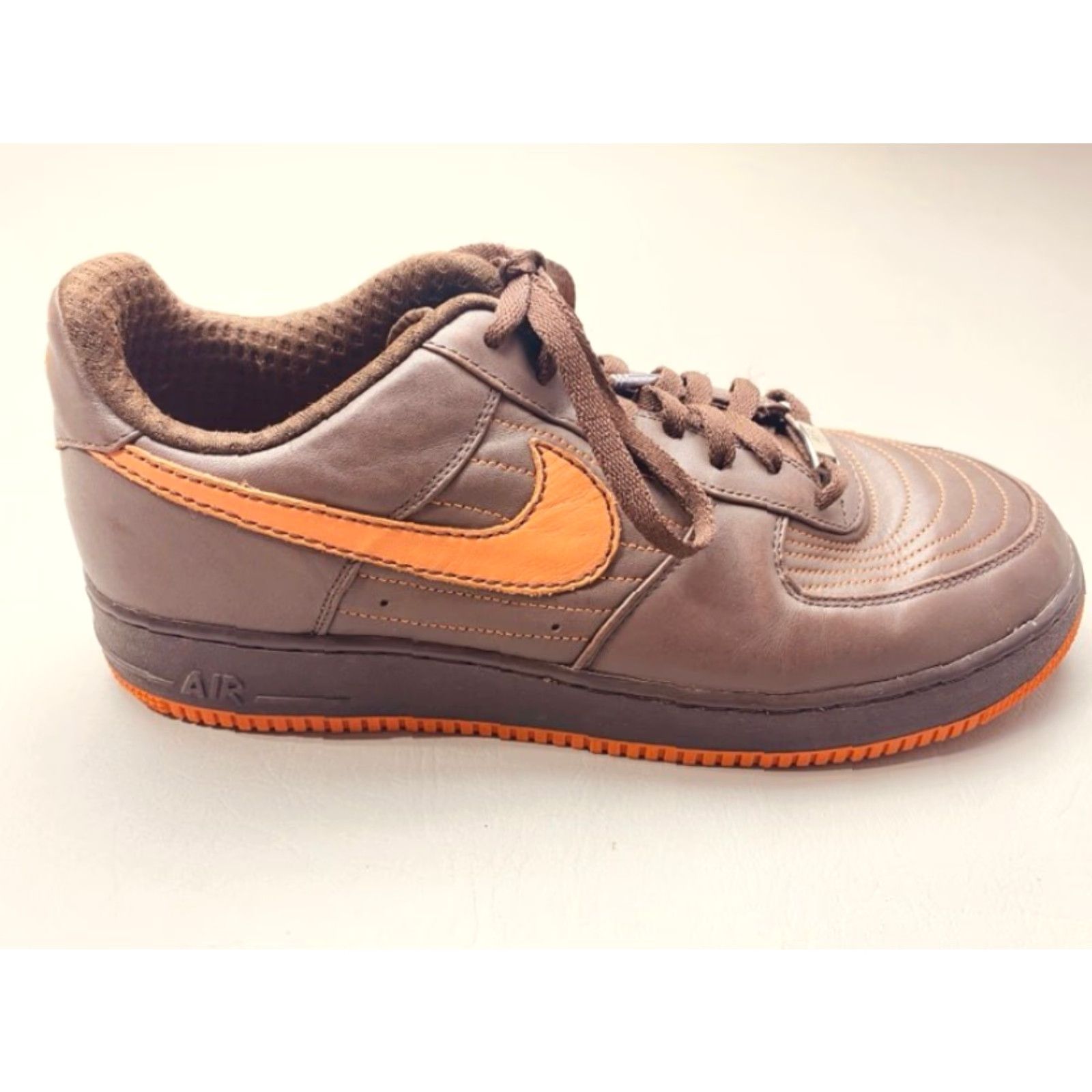 Nike VINTAGE Nike Air Force 1 Low Premium Barkley Pack Auburn 317314-281 Mens 13 Brown 1415 Size US 13 / EU 46 - 5 Thumbnail
