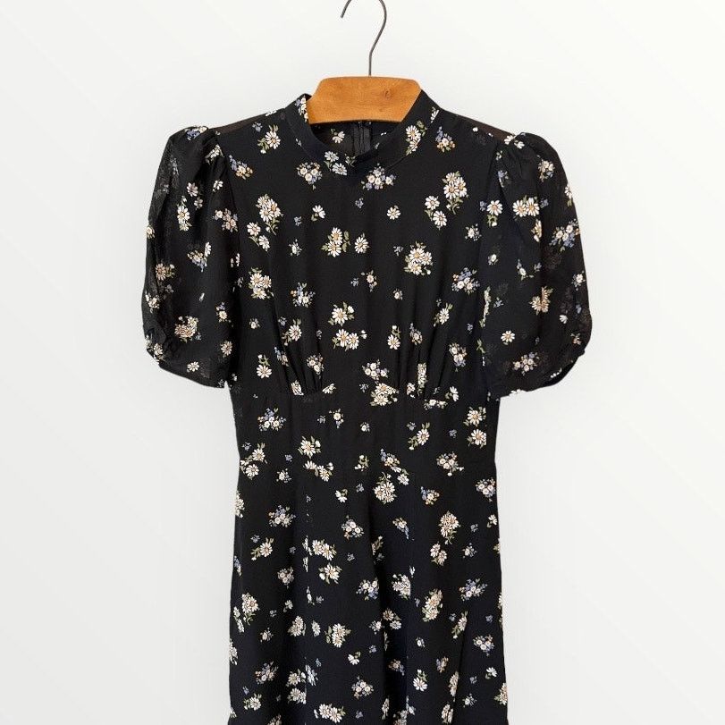 Reformation NEW Reformation Maylin Floral Print Dress Size 4 Size S / US 4 / IT 40 - 3 Thumbnail