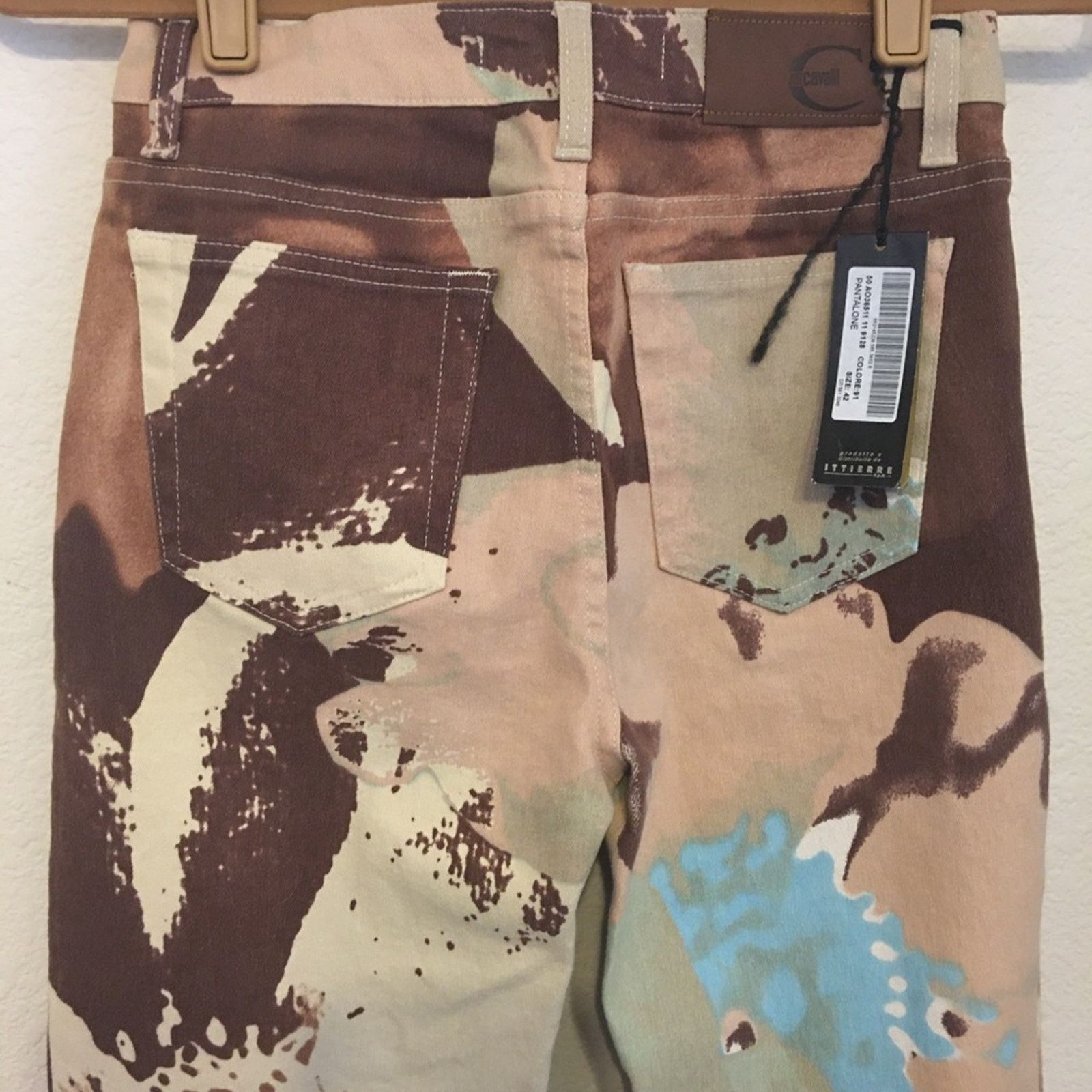Just Cavalli Vintage Y2K Just Cavalli Italy Pantalone Jeans NWT Size 28" / US 6 / IT 42 - 8 Thumbnail