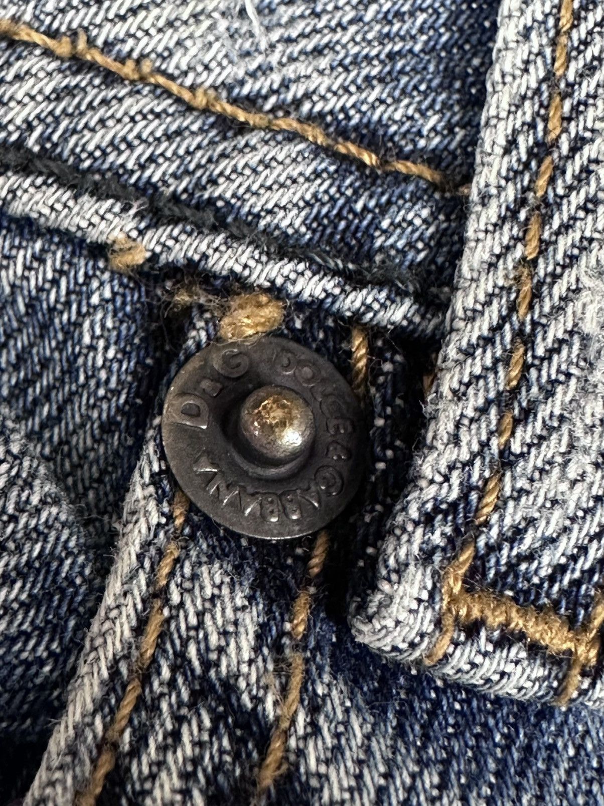 Designer × Dolce & Gabbana Avant Garde Y2k Denim Dolce & Gabbana (D&G) Vintage Classic Size 28" / US 6 / IT 42 - 7 Thumbnail
