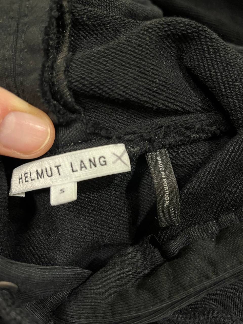 Helmut Lang HELMUT LANG LIMITED EDITION HOODIE BLACK SIZE S Y2K STYLE Size US S / EU 44-46 / 1 - 11 Thumbnail