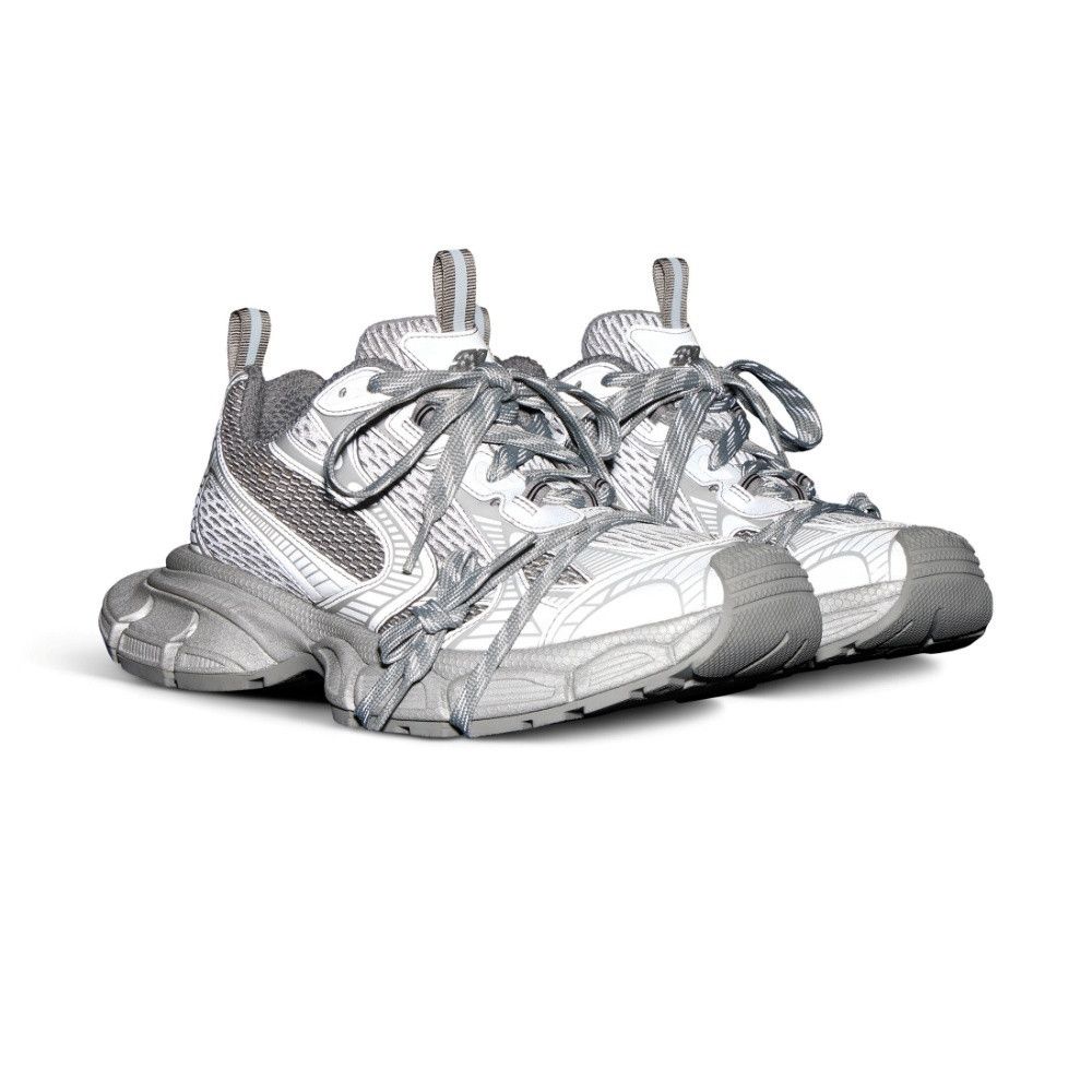Balenciaga o1bcso1str0126 3XL Reflective Sneakers in Grey Size US 9 / EU 42 - 3 Thumbnail