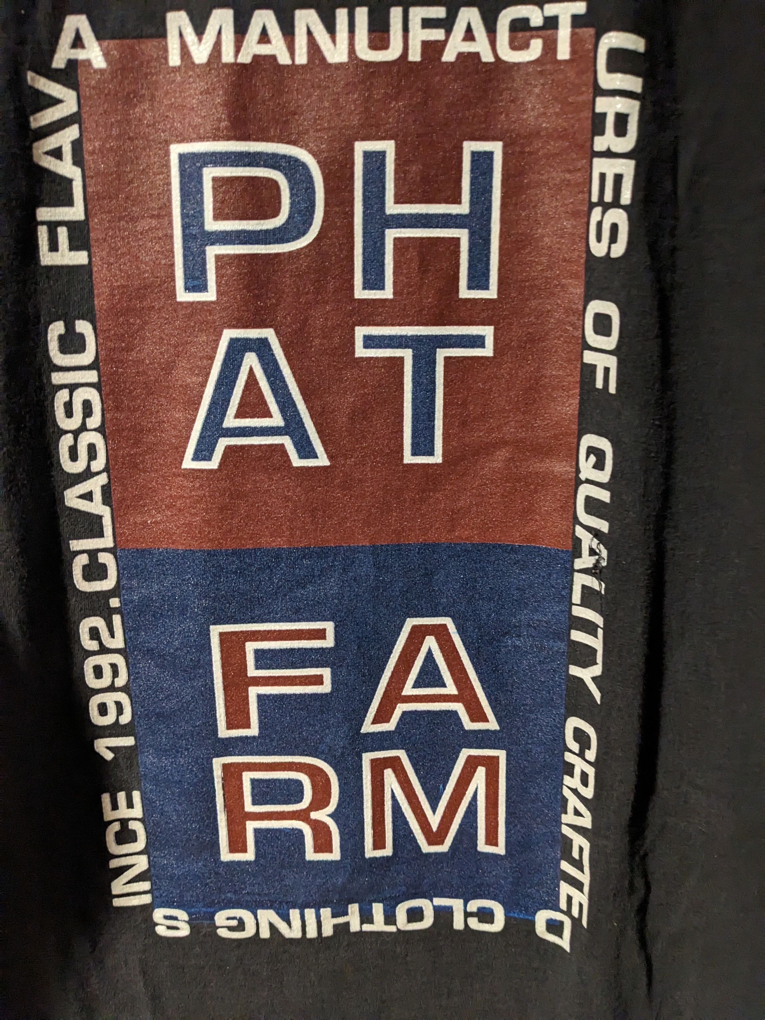 Phat Farm Vintage Y2K Phat Farm Box Logo X-Large Long-Sleeve T-Shirt Size US XL / EU 56 / 4 - 2 Thumbnail