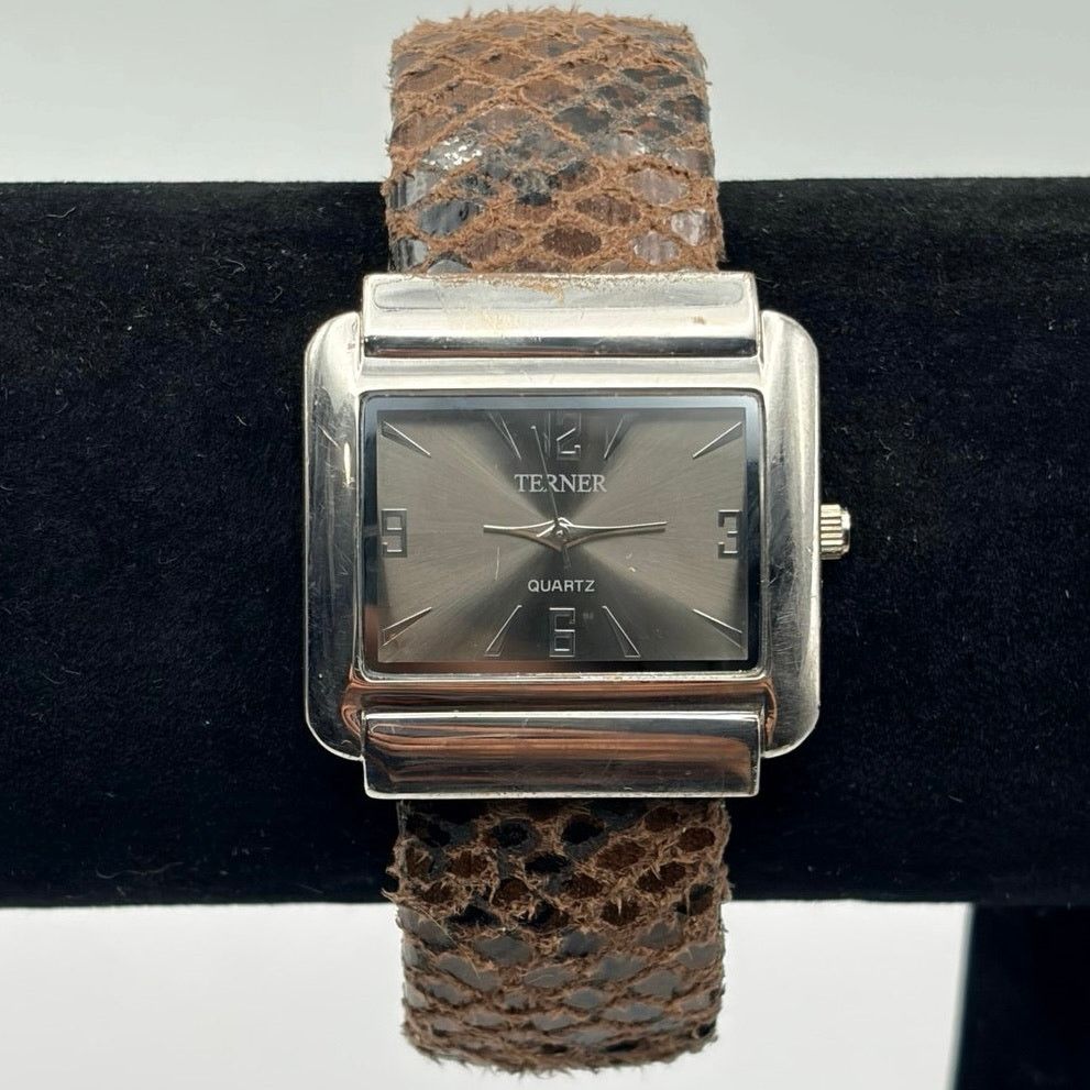 Other Silver & Brown Cuff Watch Size ONE SIZE - 2 Thumbnail