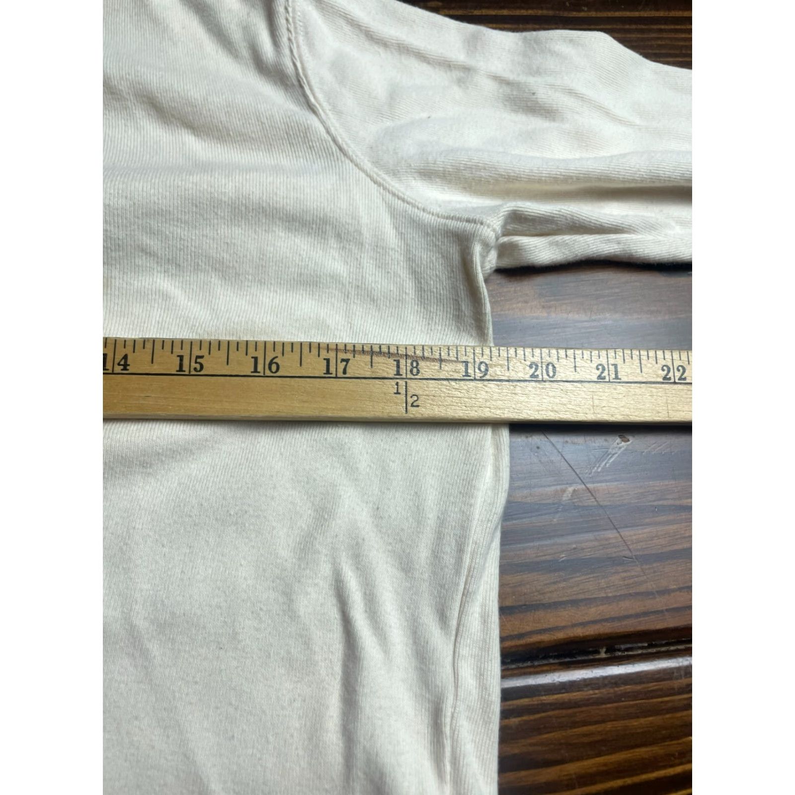 Vintage Christopher & Banks Shirt Womens Small Cream Fall Autumn Leaves 3/4 Sleeve T-Shirt Casual Vintage No Size S / US 4 / IT 40 - 4 Thumbnail