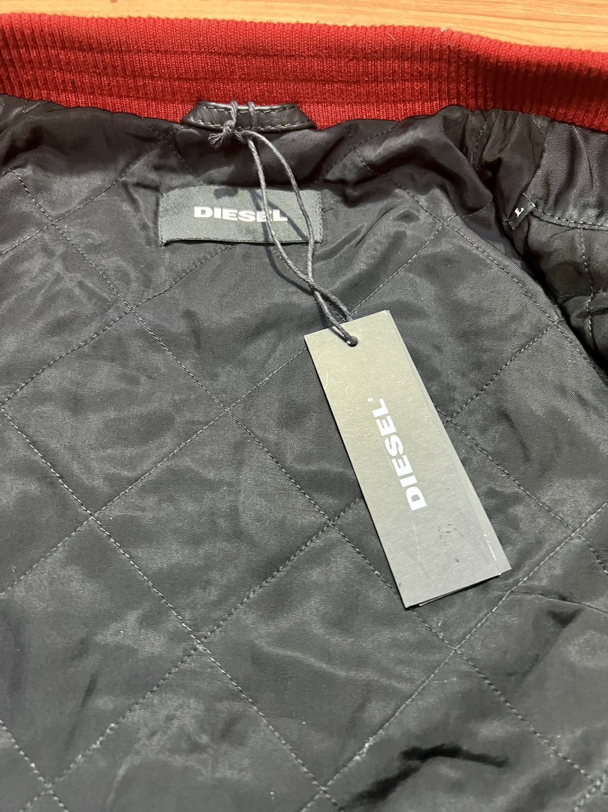 Diesel Diesel L-HARU Leather bomber jacket Size US L / EU 52-54 / 3 - 4 Thumbnail