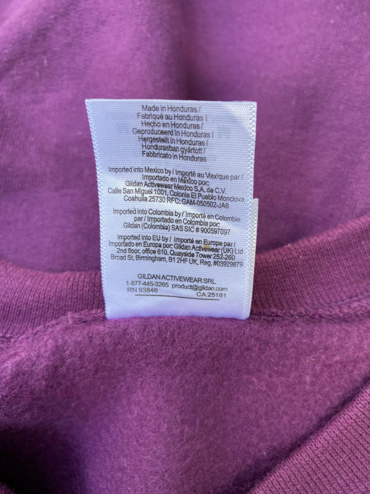 Gildan Gildan vintage purple sweater Size M / US 6-8 / IT 42-44 - 14 Thumbnail