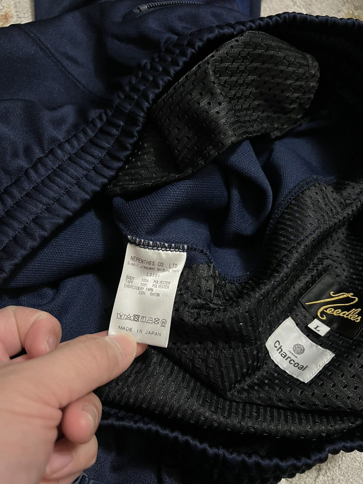 Needles × Charcoal TOKYO Track Pants および Shorts発売のお知らせ  Needles × Charcoal TOKYO Track Pants display picture 1