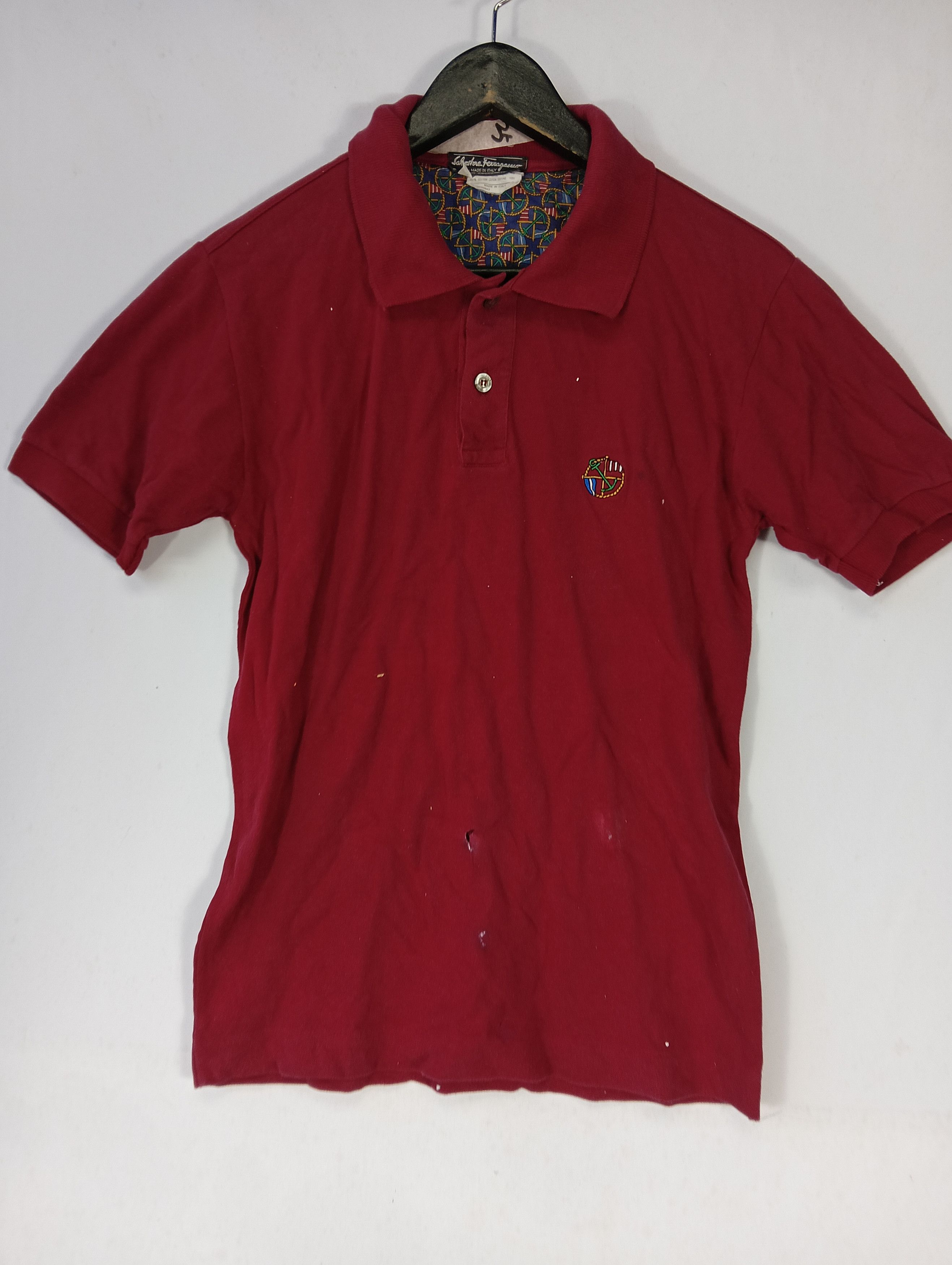 Salvatore Ferragamo vintage selvatore button rare distressed Size US S / EU 44-46 / 1 - 1 Thumbnail