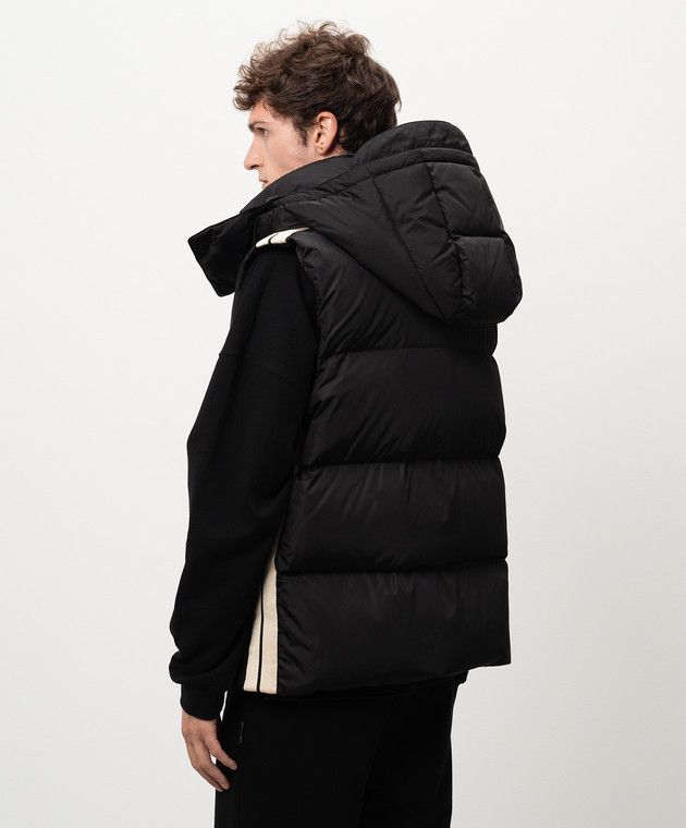 Palm Angels o1s22i1n1224 Sleeveless Down Jacket in Black Size US XL / EU 56 / 4 - 4 Thumbnail