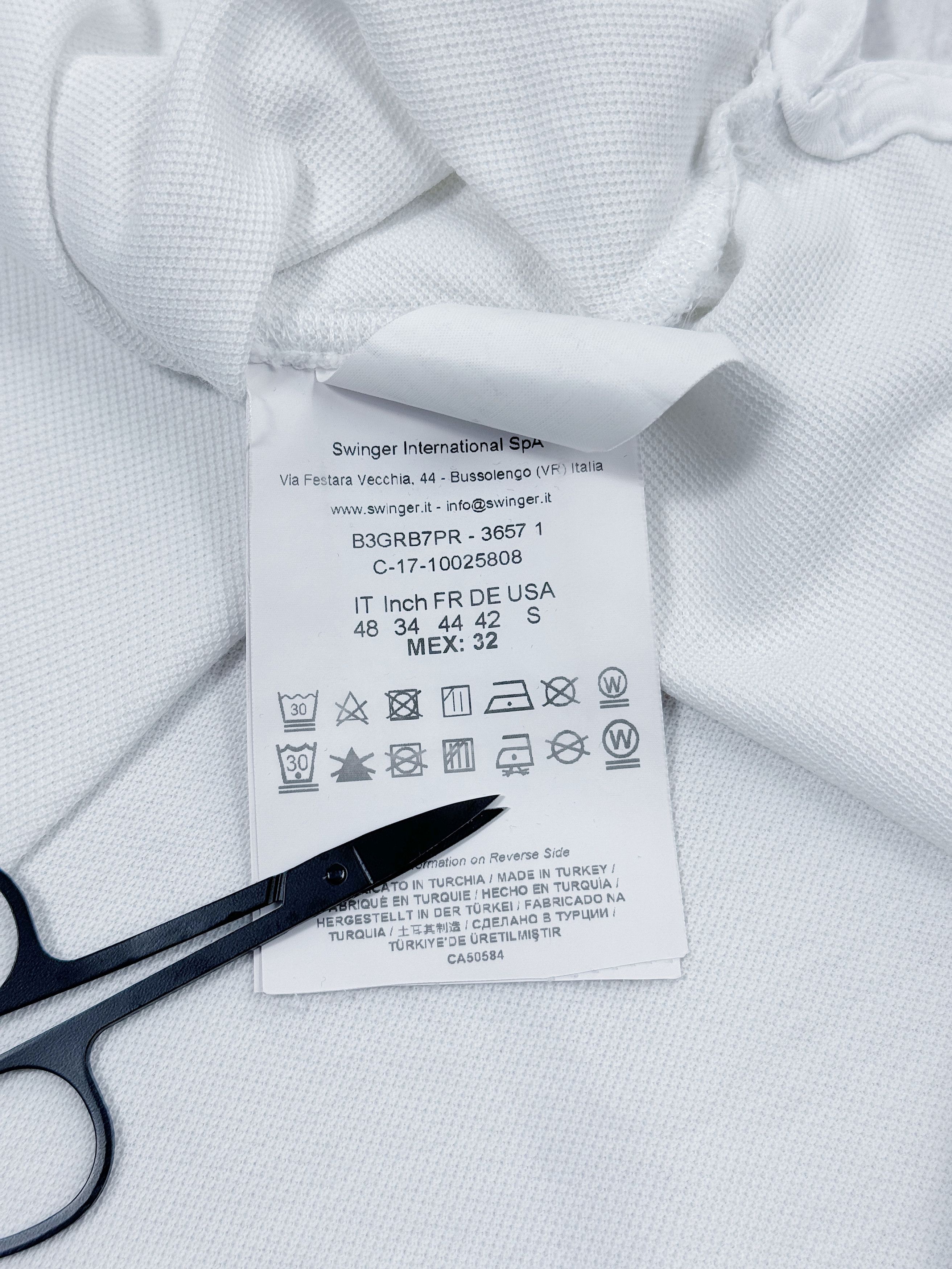 Versace Versace Jeans Polo T-Shirt White Color & Chest Leather Logo Size US S / EU 44-46 / 1 - 17 Thumbnail